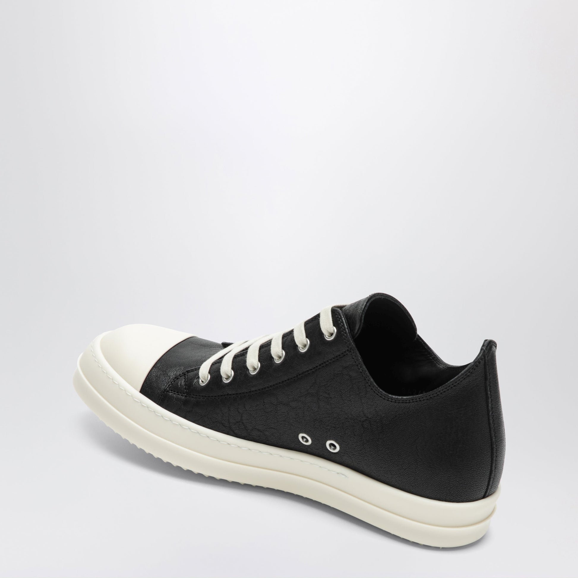 Rick Owens Low Sneaks Sneakers In Black Calf Leather Men RICK OWENS