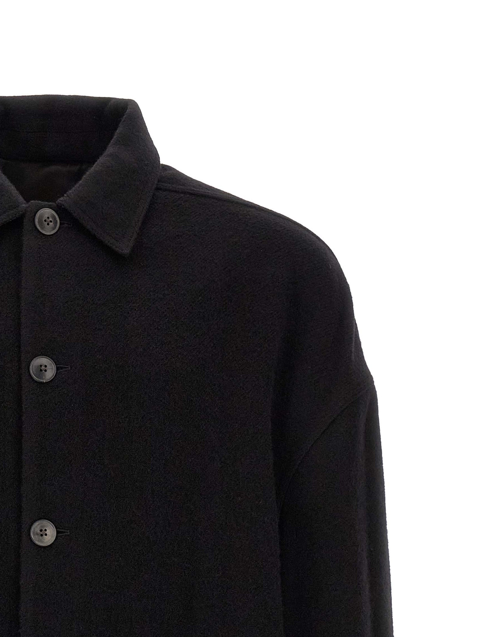 Rick Owens Men 'Buttoned Brad' Coat RICK OWENS