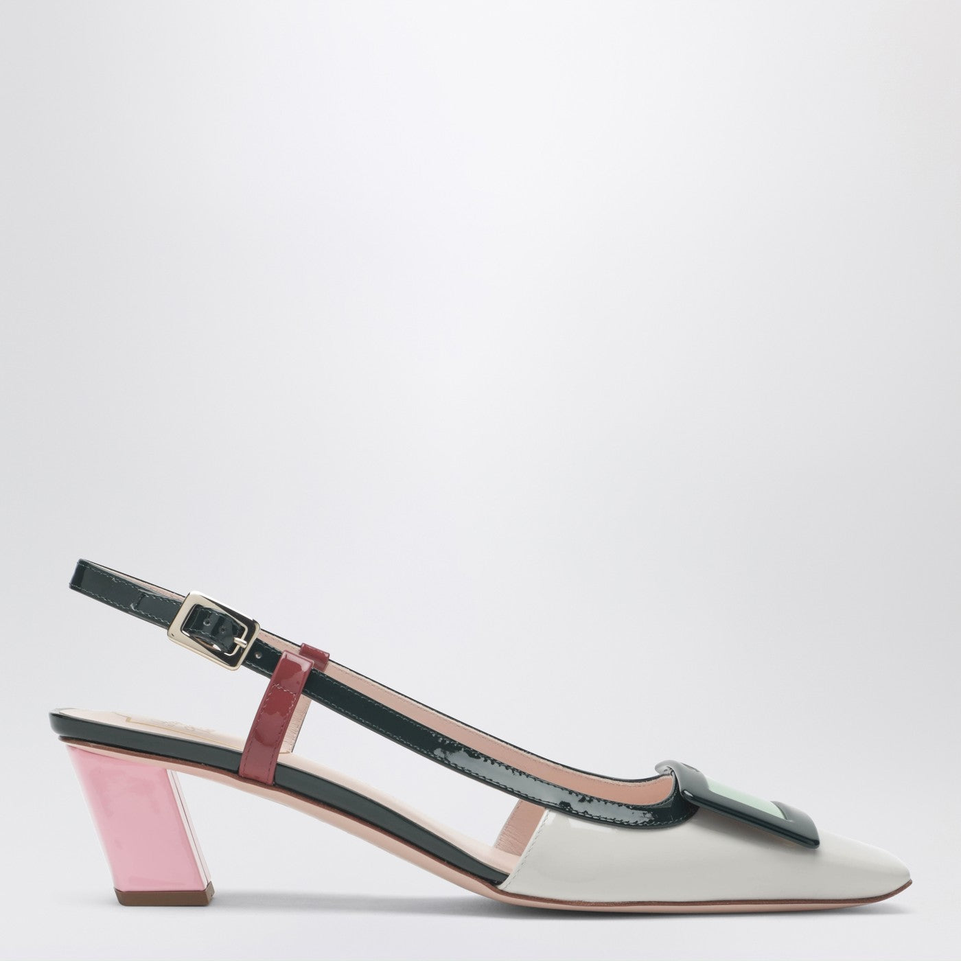 Roger Vivier Belle Vivier Multicolour Patent Leather Slingback Women ROGER VIVIER