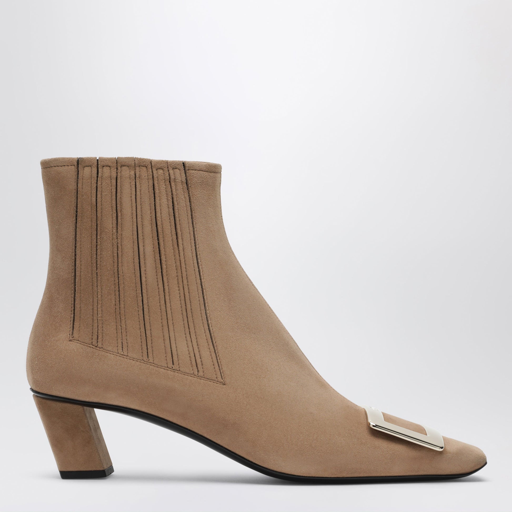 Roger Vivier Belle Vivier Suede Ankle Boots Women ROGER VIVIER