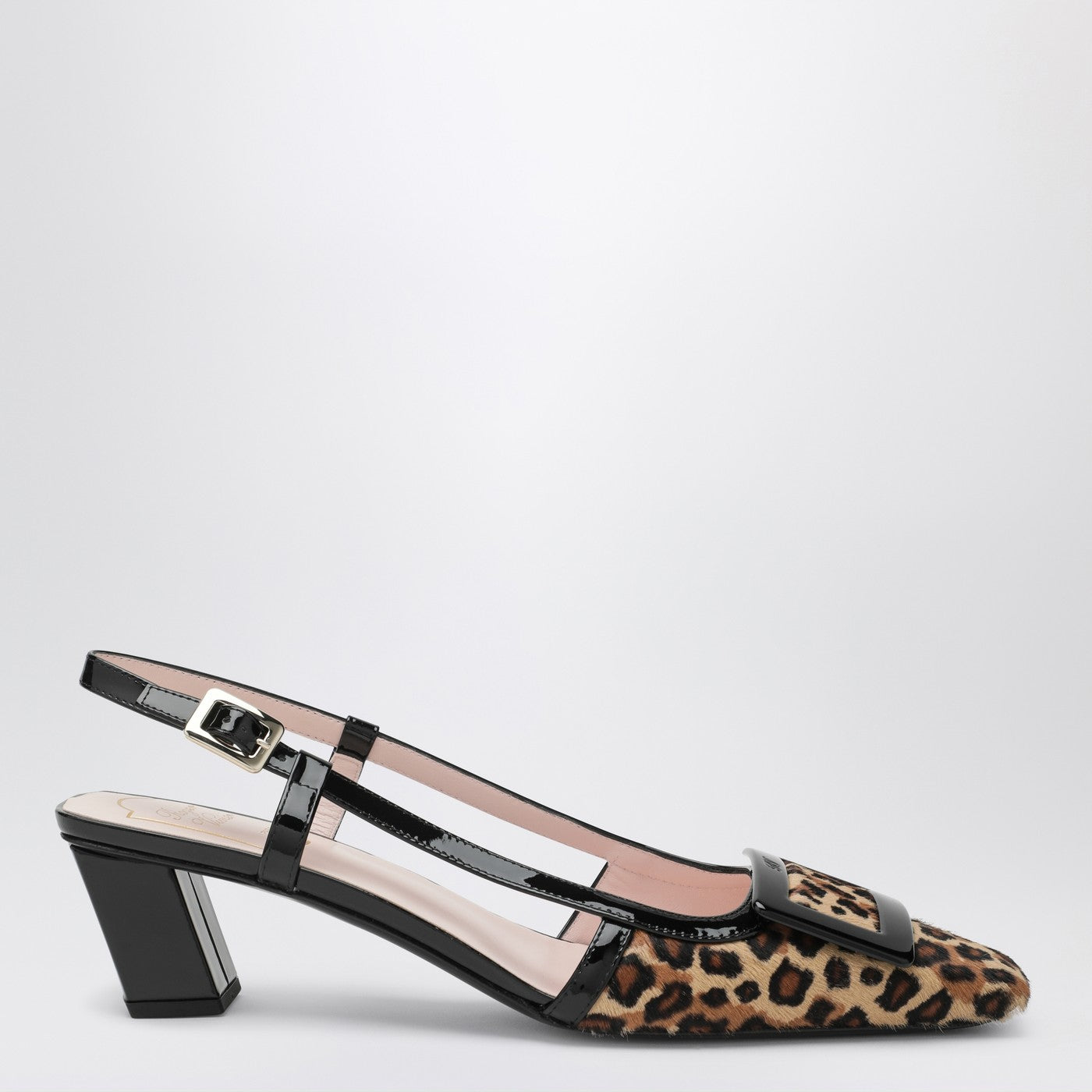 Roger Vivier Belle Vivier Leopard Print Pony Skin Slingback Women ROGER VIVIER