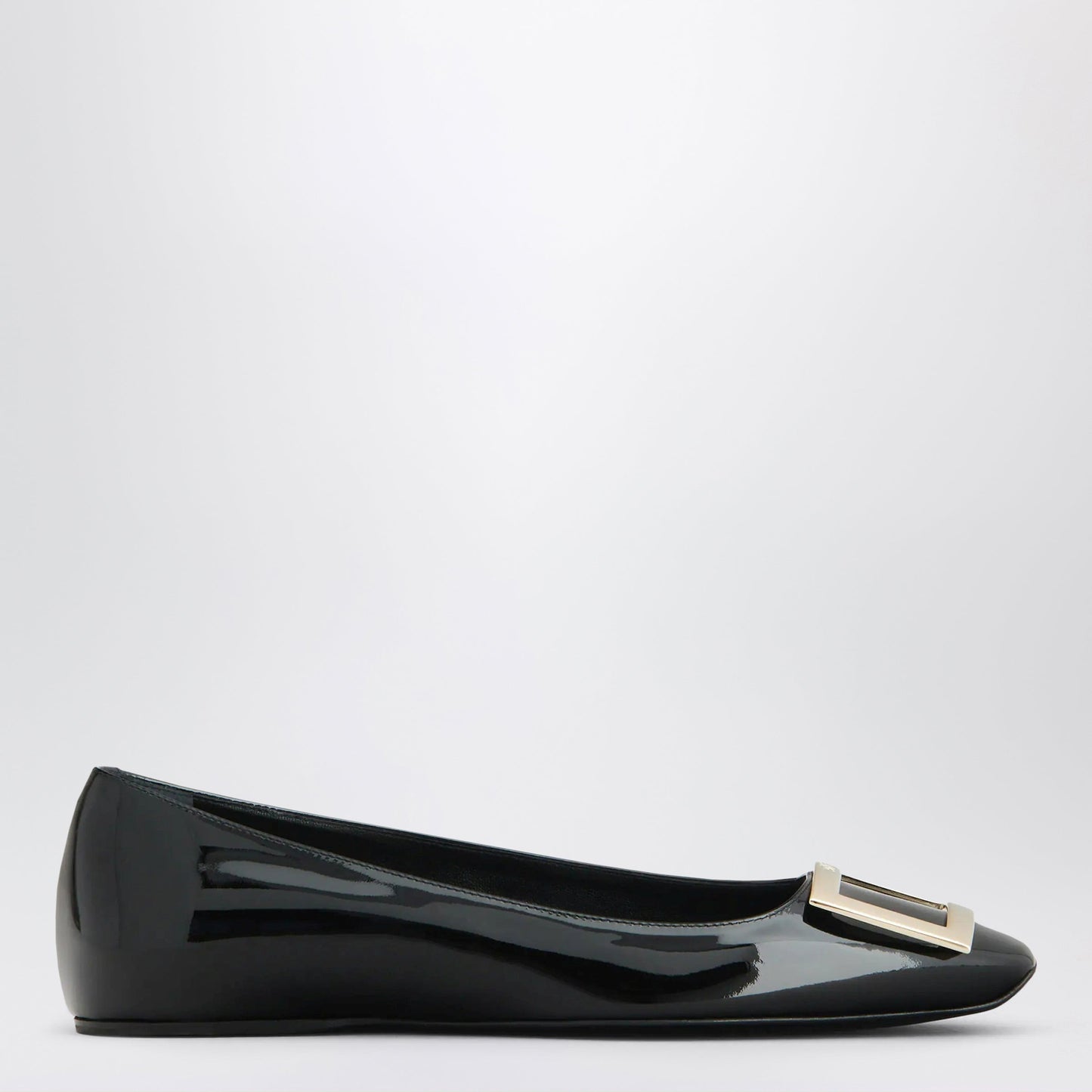 Roger Vivier Black Patent Leather Ballet Flats Women ROGER VIVIER