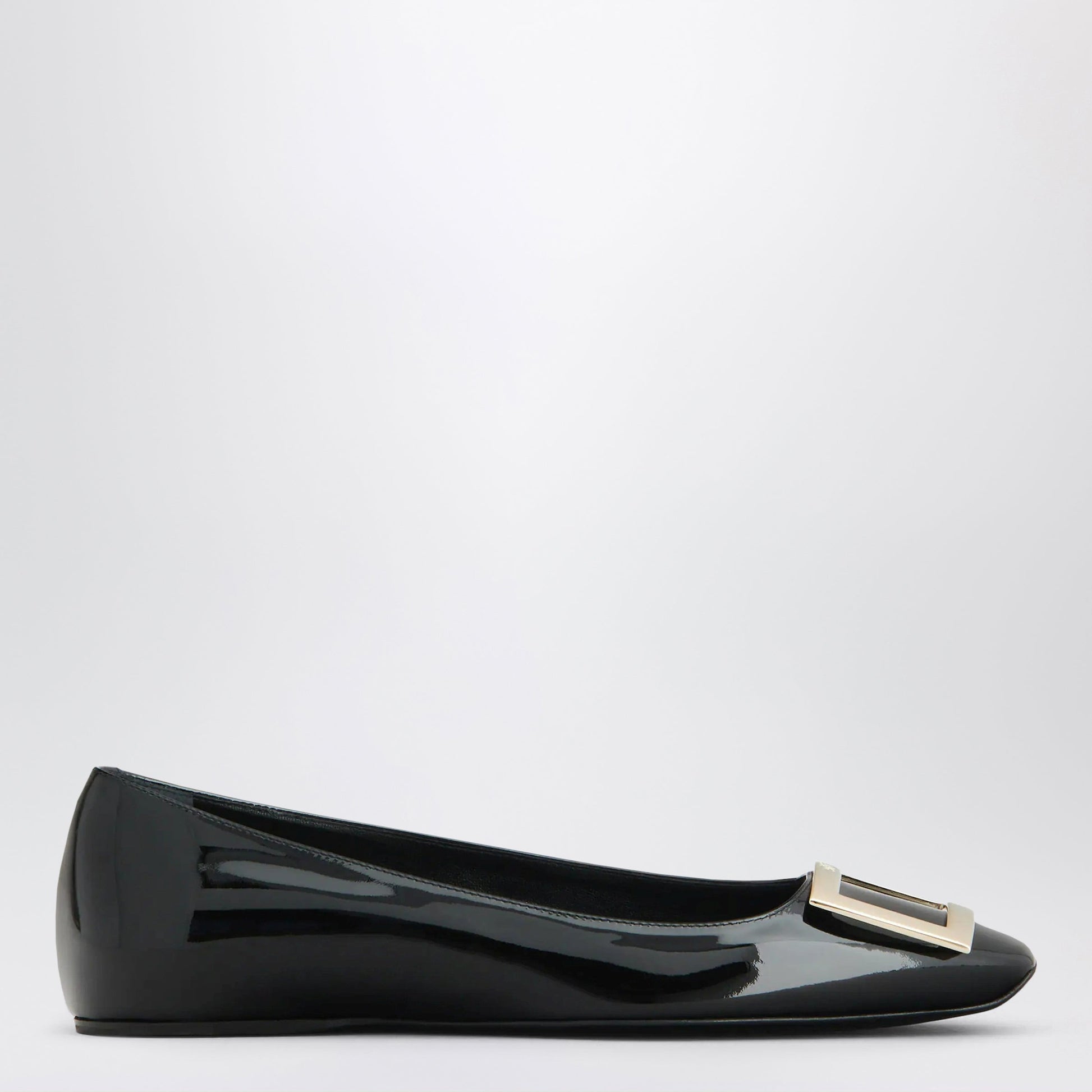 Roger Vivier Black Patent Leather Ballet Flats Women ROGER VIVIER