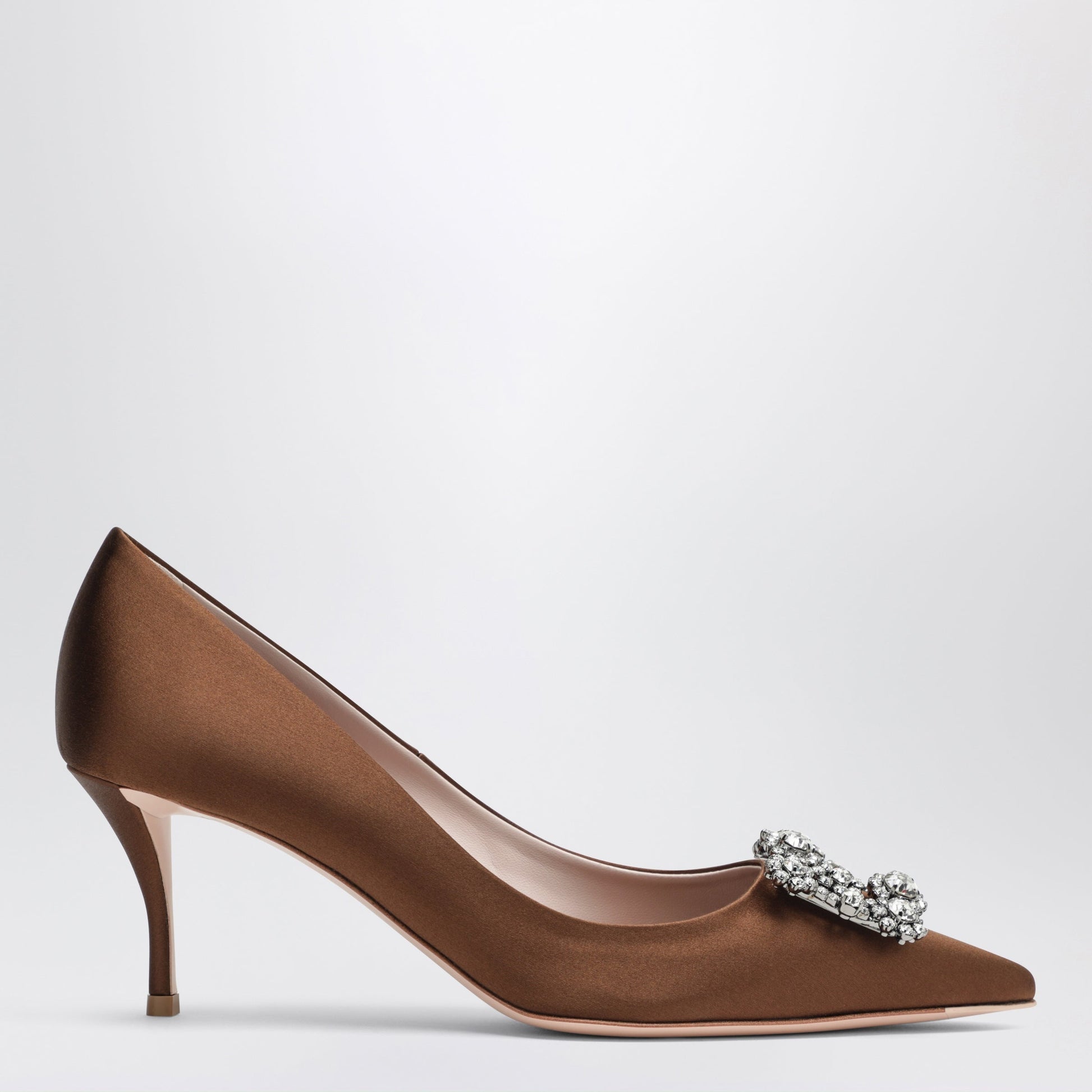 Roger Vivier Efflorescence Pumps In Satin Women ROGER VIVIER