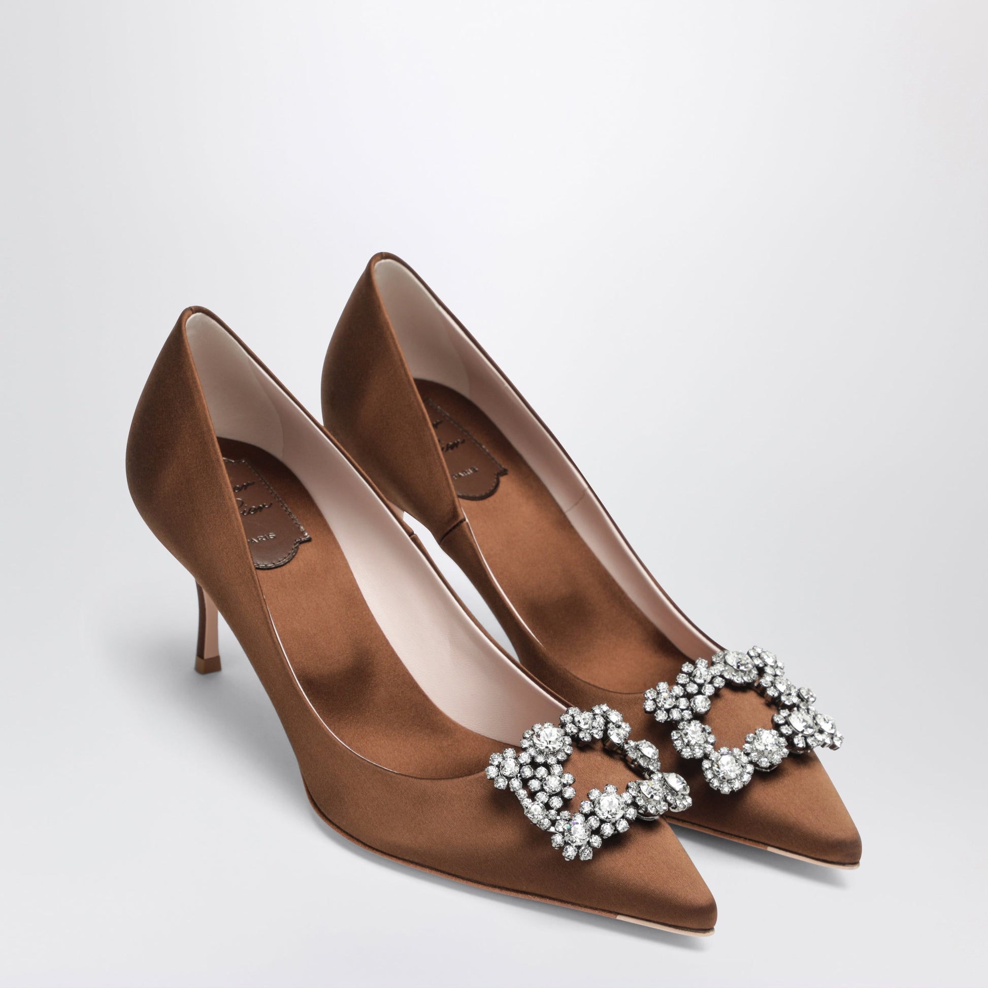 Roger Vivier Efflorescence Pumps In Satin Women ROGER VIVIER