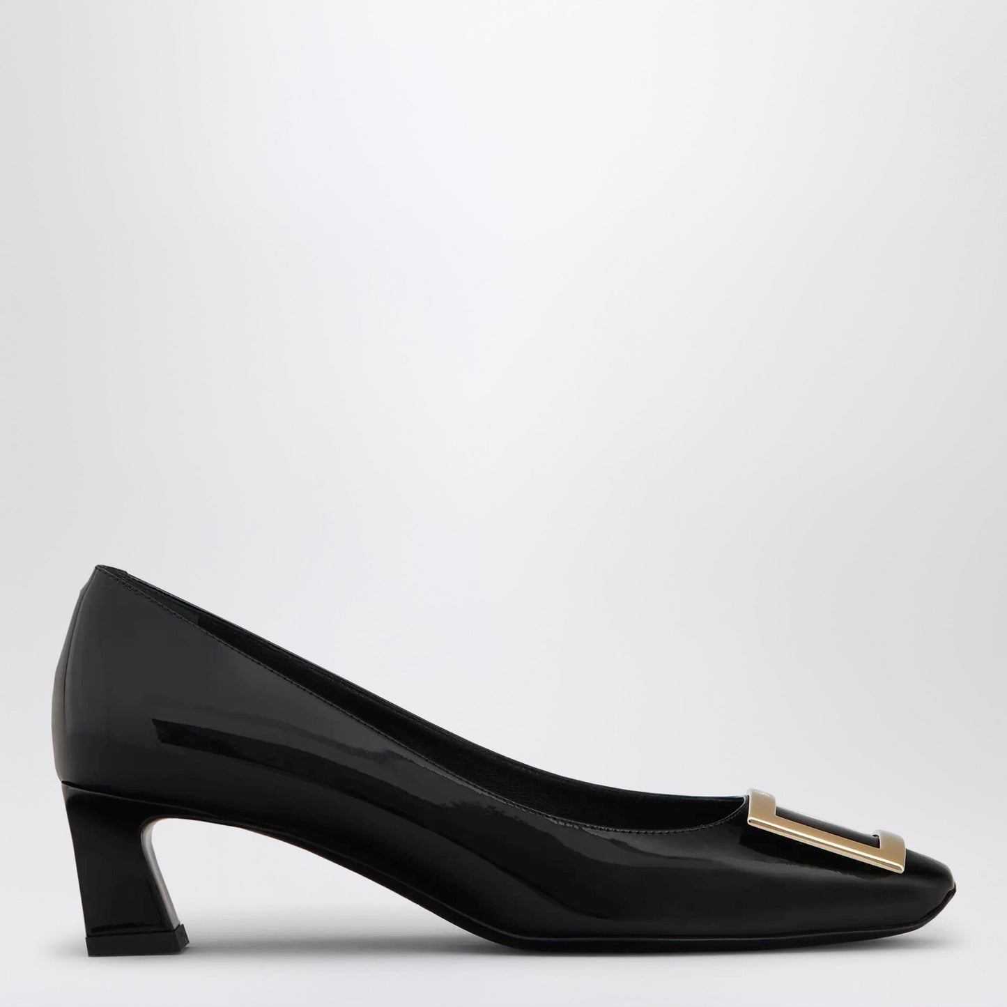 Roger Vivier Black Patent Leather Trompette Pumps Women ROGER VIVIER