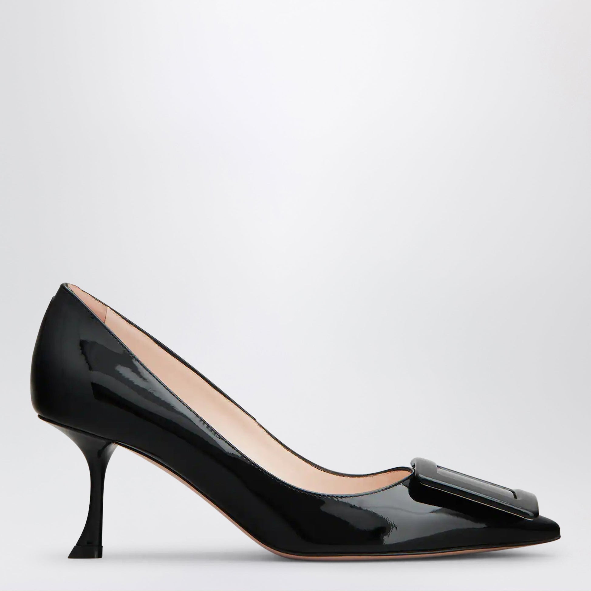 Roger Vivier Viv' In The City Pumps In Black Patent Leather Women ROGER VIVIER