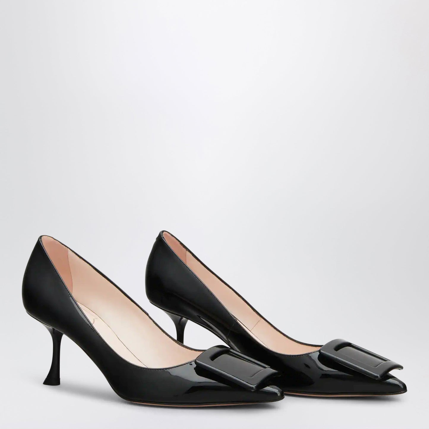 Roger Vivier Viv' In The City Pumps In Black Patent Leather Women ROGER VIVIER