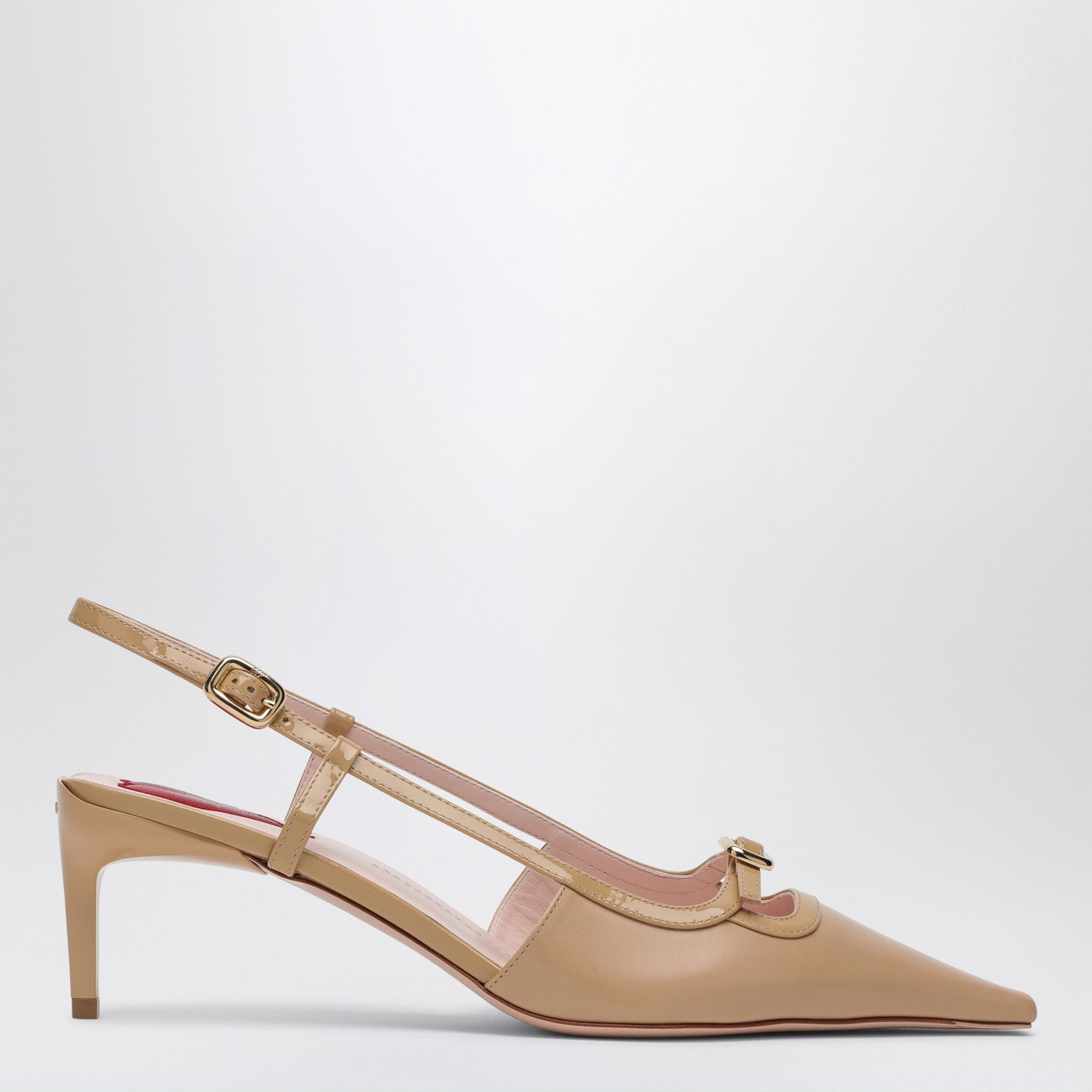 Roger Vivier Desert Leather Decolletes Slingback Viv' Canard Women ROGER VIVIER