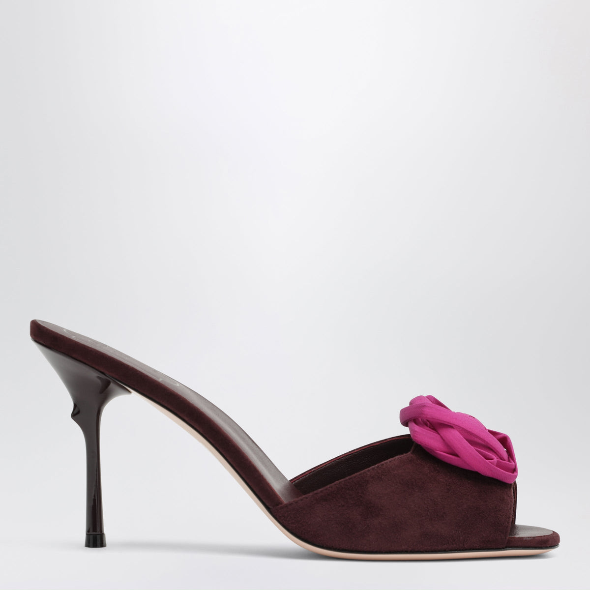 Roger Vivier Epine Rose 85 Suede Mules Women ROGER VIVIER