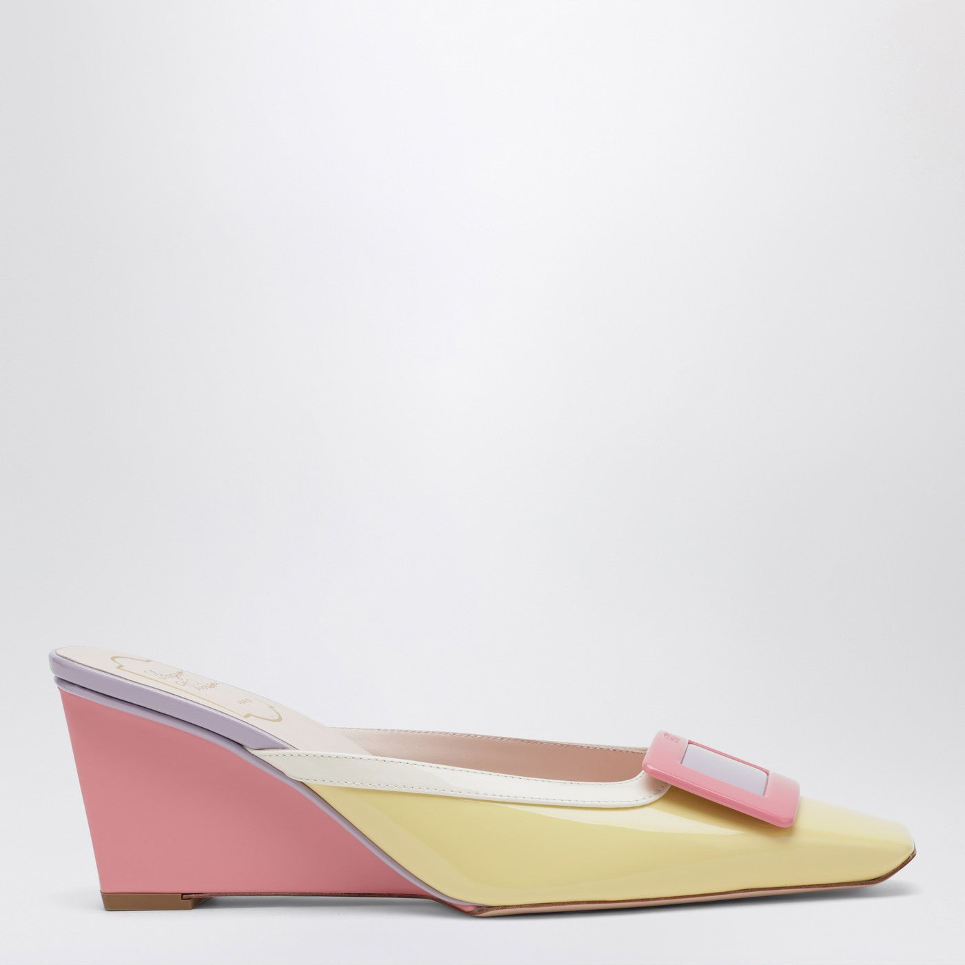 Roger Vivier Belle Vivier Wedge Mules In Patent Leather Women ROGER VIVIER