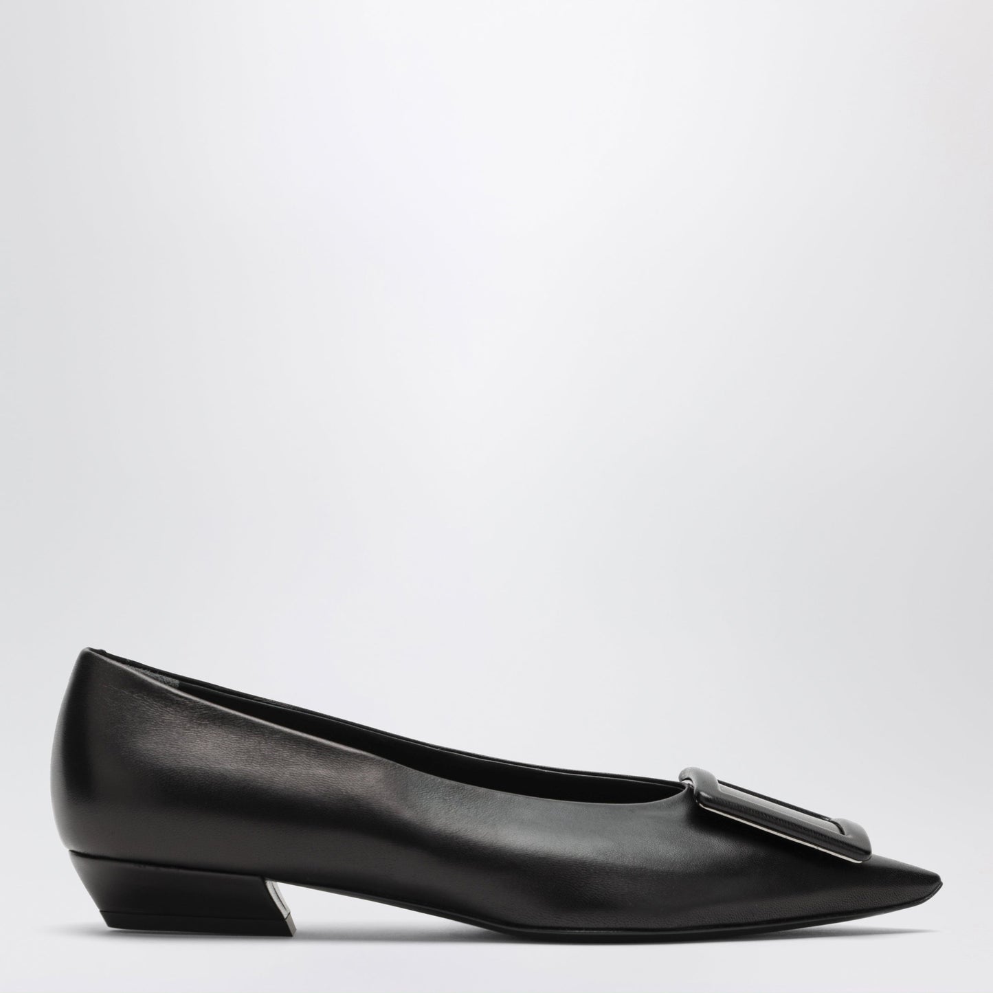Roger Vivier Gommettine Ballerina In Black Leather Women ROGER VIVIER