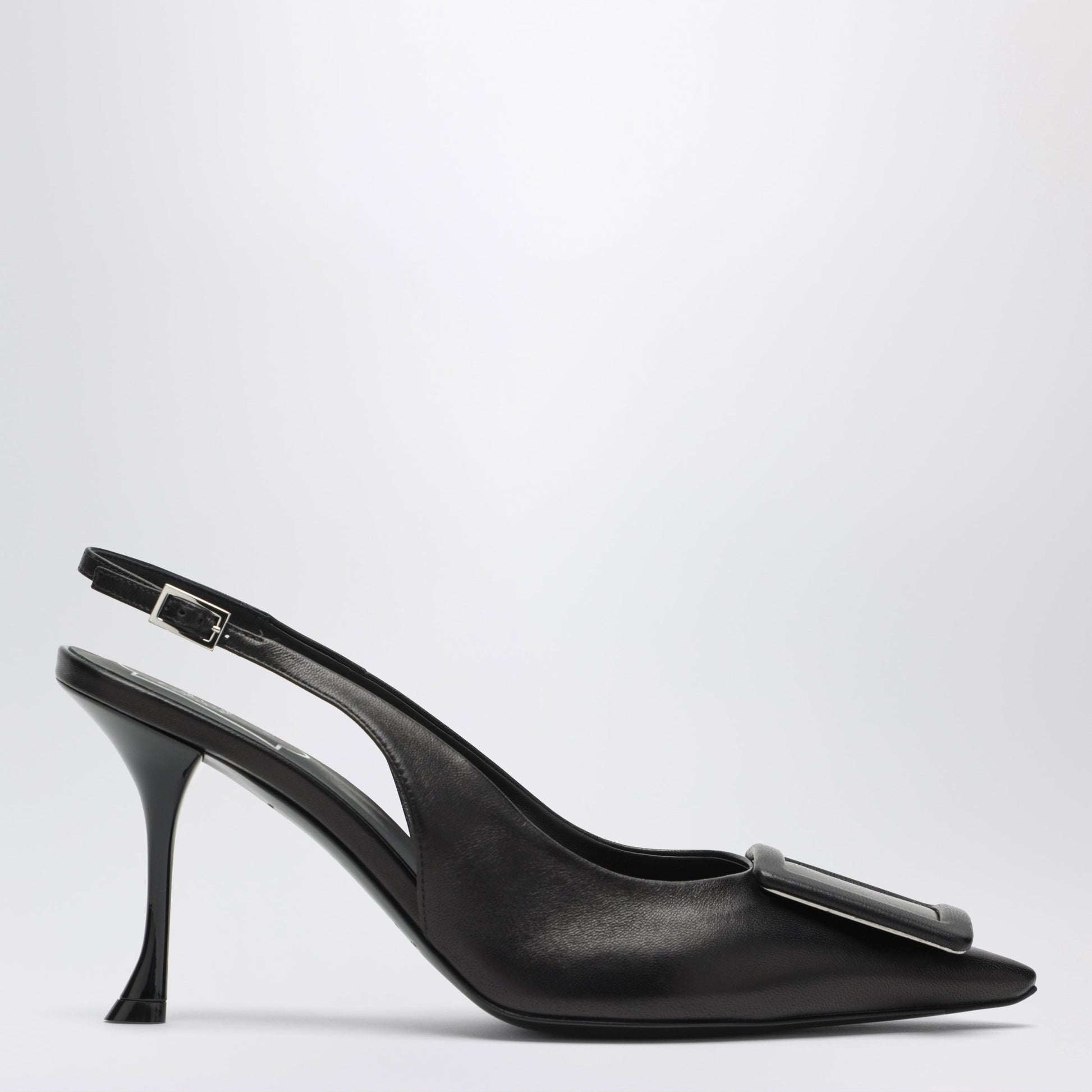 Roger Vivier Viv In The City' Nappa Leather Slingbacks Black Women ROGER VIVIER