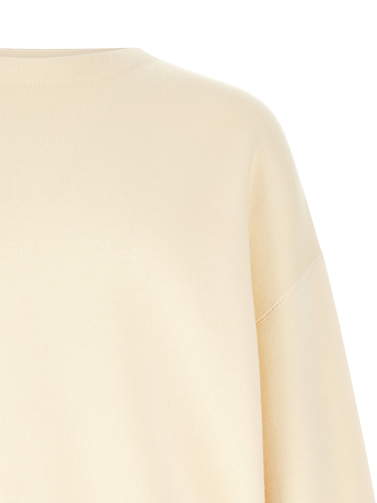 Fear Of God Men White Boat Neck Sweater FEAR OF GOD