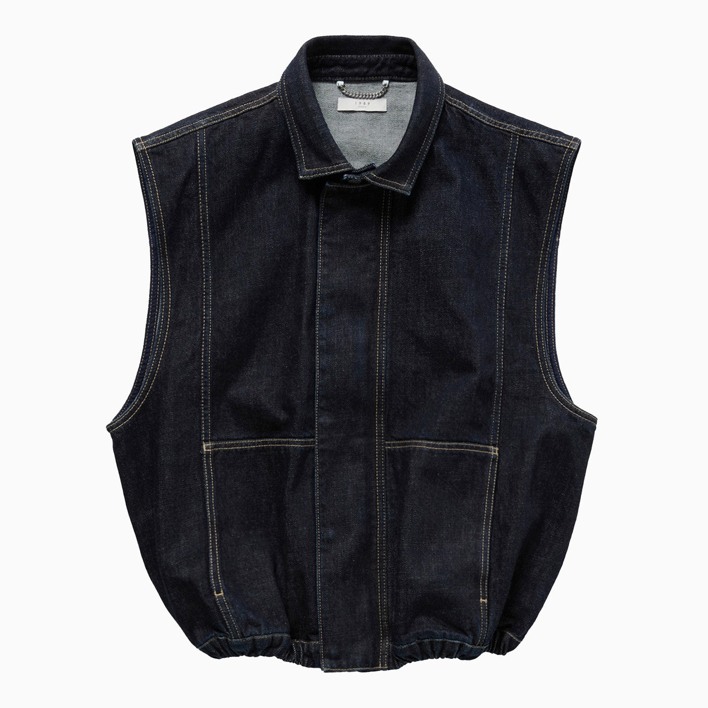 1989 Studio Denim Vest Dark Blue Women 1989 STUDIO