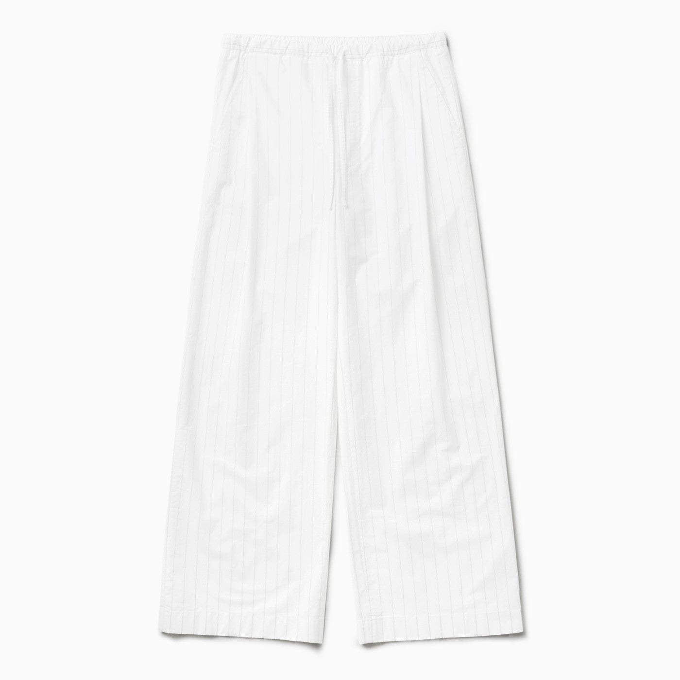 1989 Studio White Striped Boxy Pants Women 1989 STUDIO