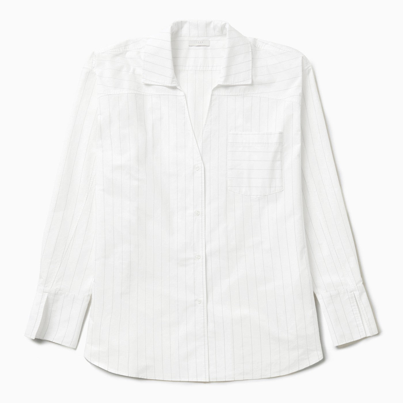 1989 Studio Striped L/S Shirt Dress White Women 1989 STUDIO