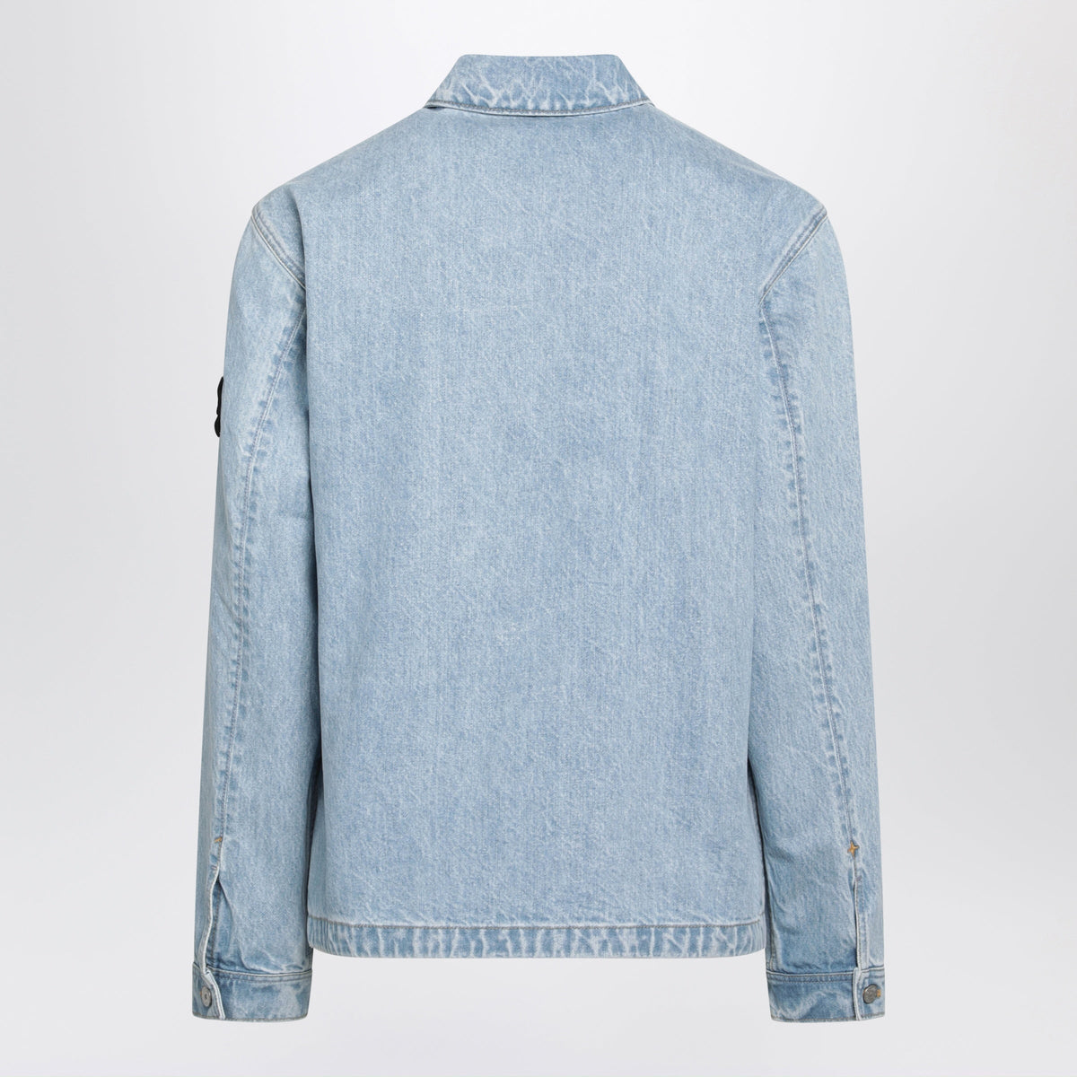 Stone Island Blue Indigo Denim Raw Coach Jacket Men STONE ISLAND