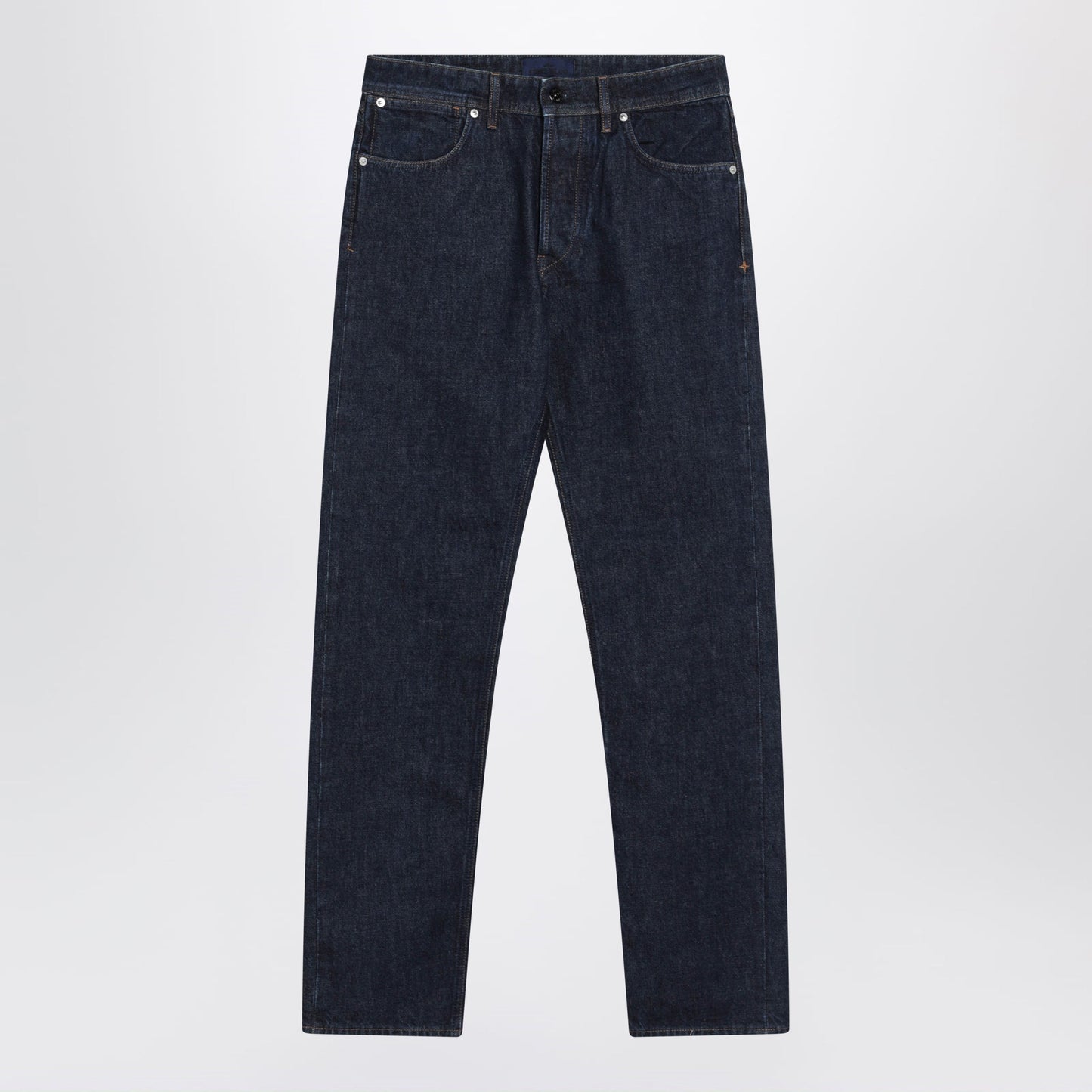 Stone Island Regular Straight Jeans In Blue Rinsed Denim Men STONE ISLAND