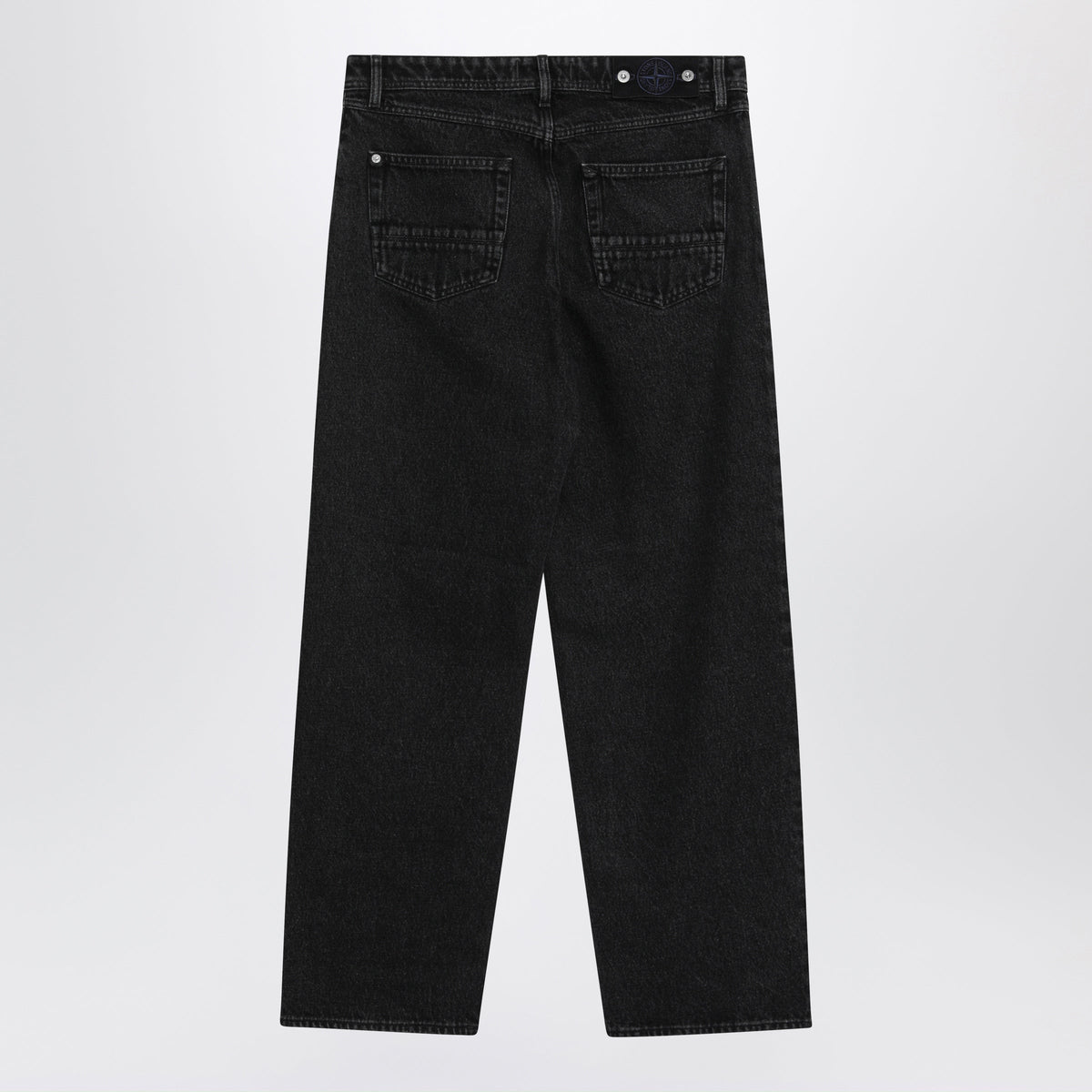 Stone Island Black Denim Jeans Men STONE ISLAND