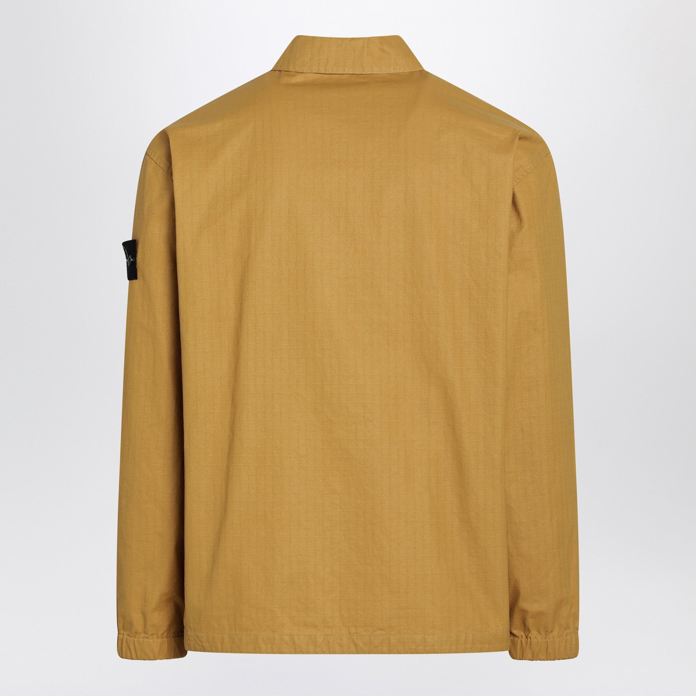 Stone Island Ochre Yellow Cotton Ripstop Shirt Jacket Men STONE ISLAND