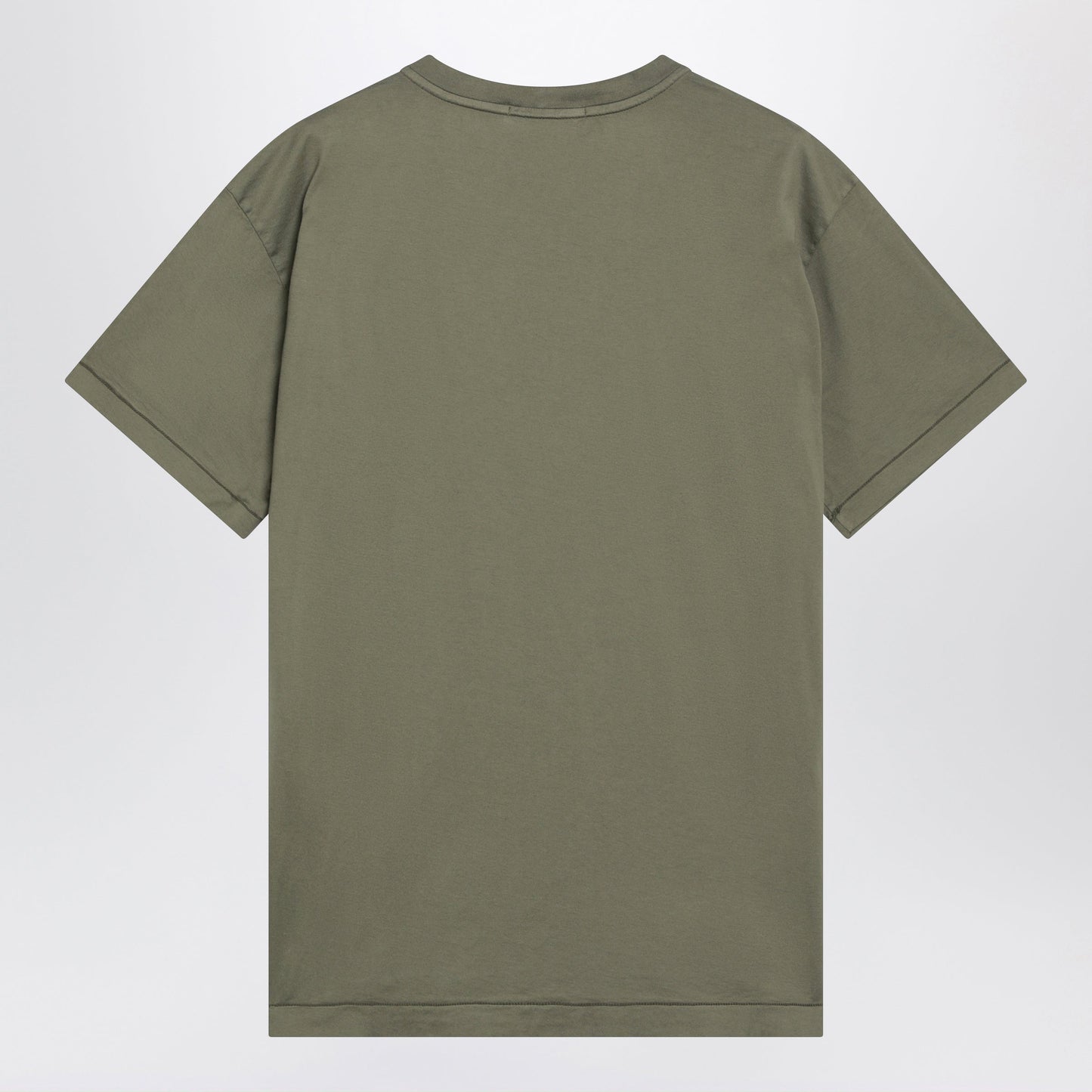 Stone Island Military Green Cotton T-Shirt Men STONE ISLAND