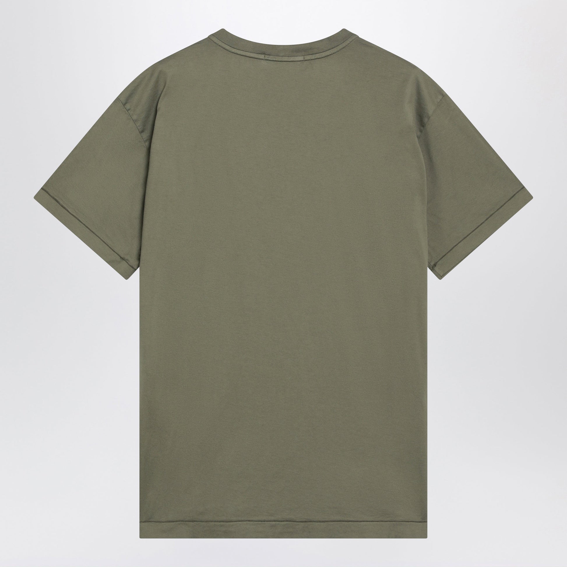 Stone Island Military Green Cotton T-Shirt Men STONE ISLAND