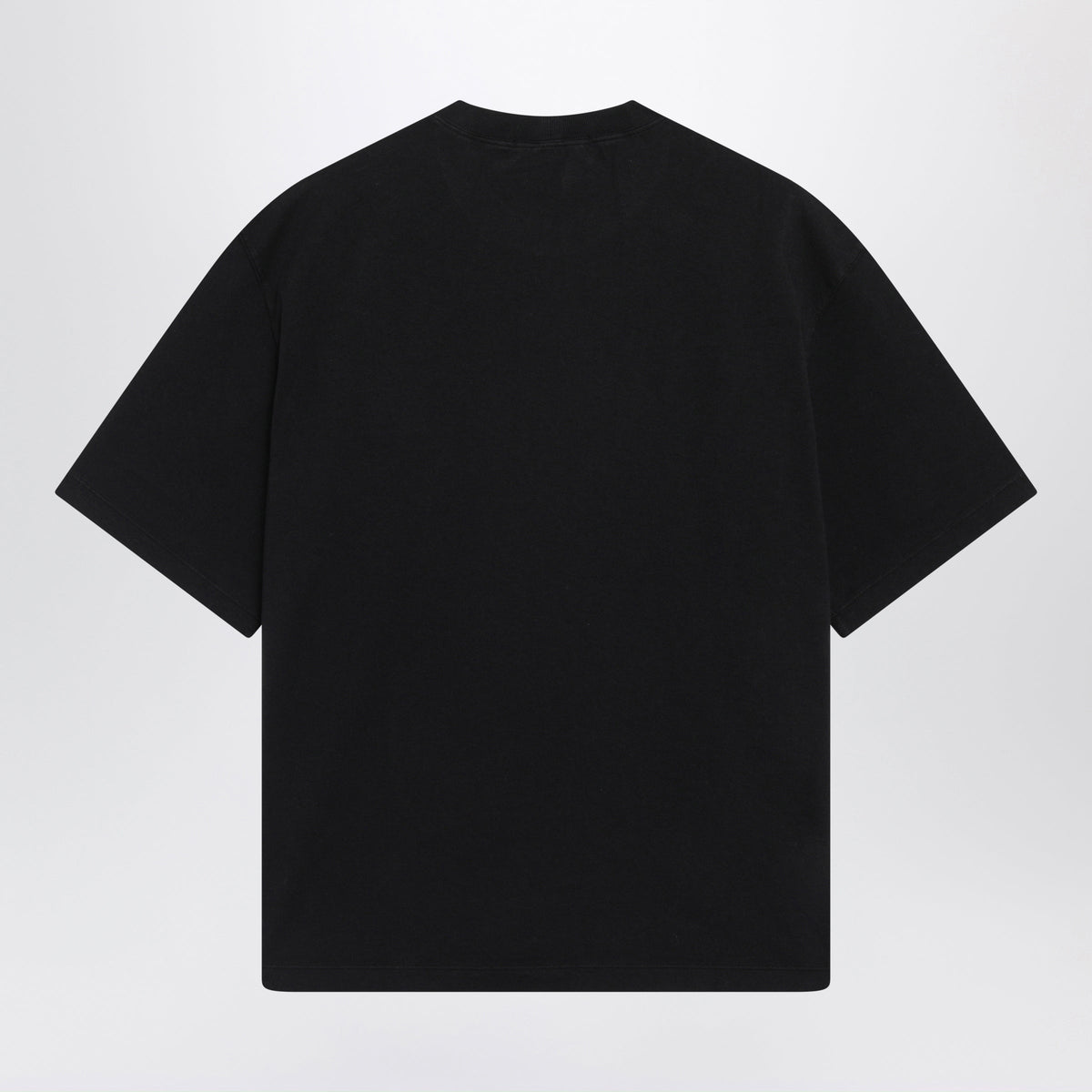 Stone Island Black Short-Sleeved T-Shirt In Cotton Jersey Men STONE ISLAND