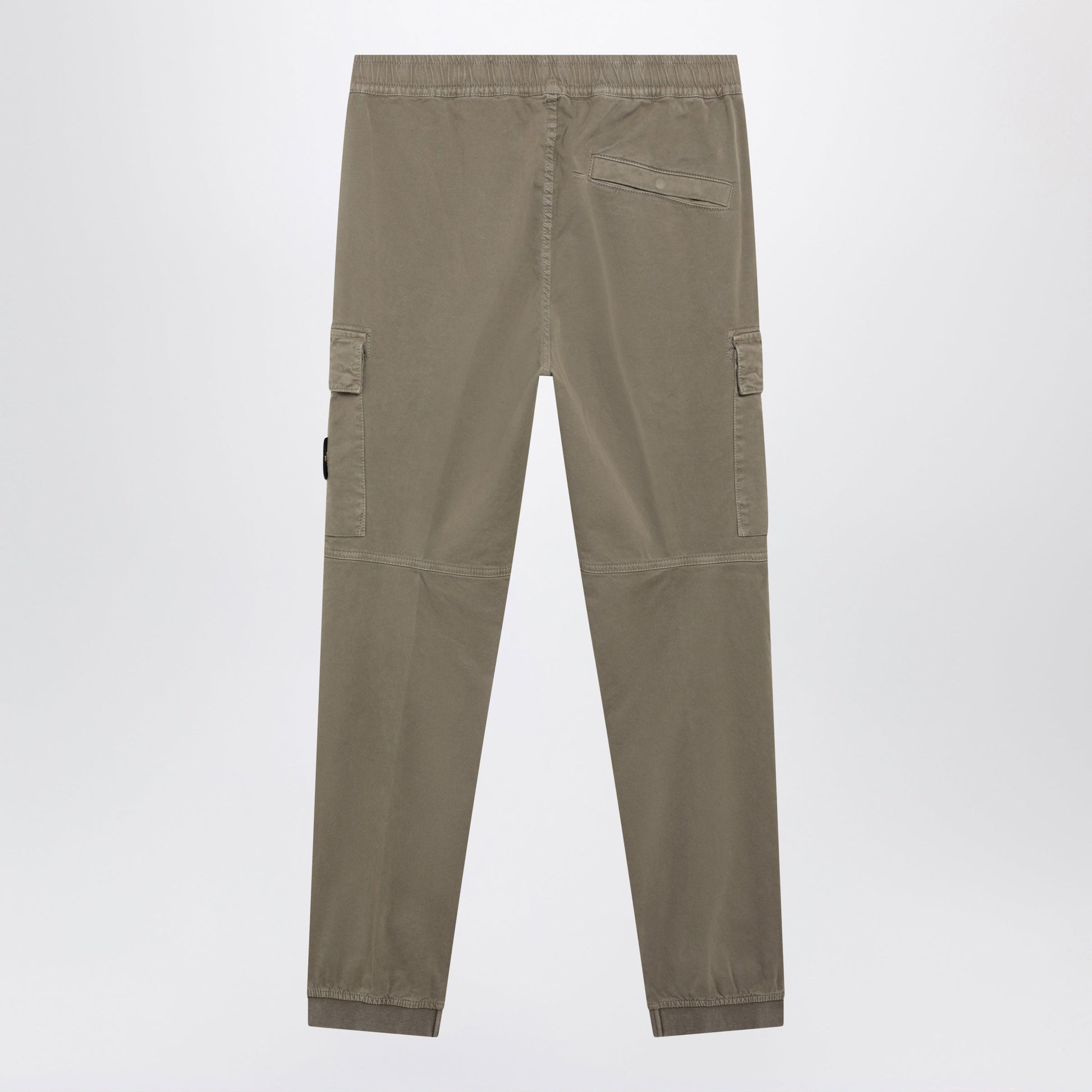 Stone Island Military Green Cotton Trousers Men STONE ISLAND
