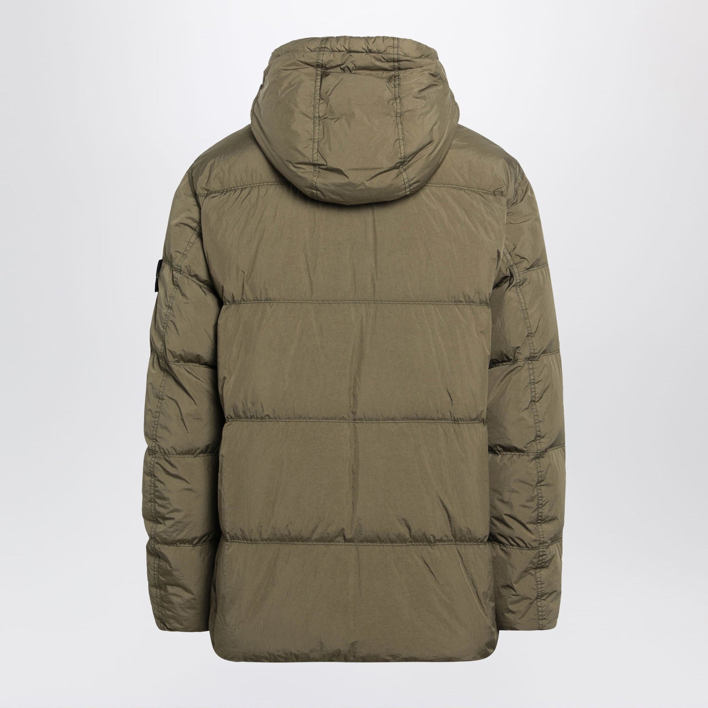 Stone Island Water-Repellent Puffer Jacket In Military Green Nylon Men STONE ISLAND