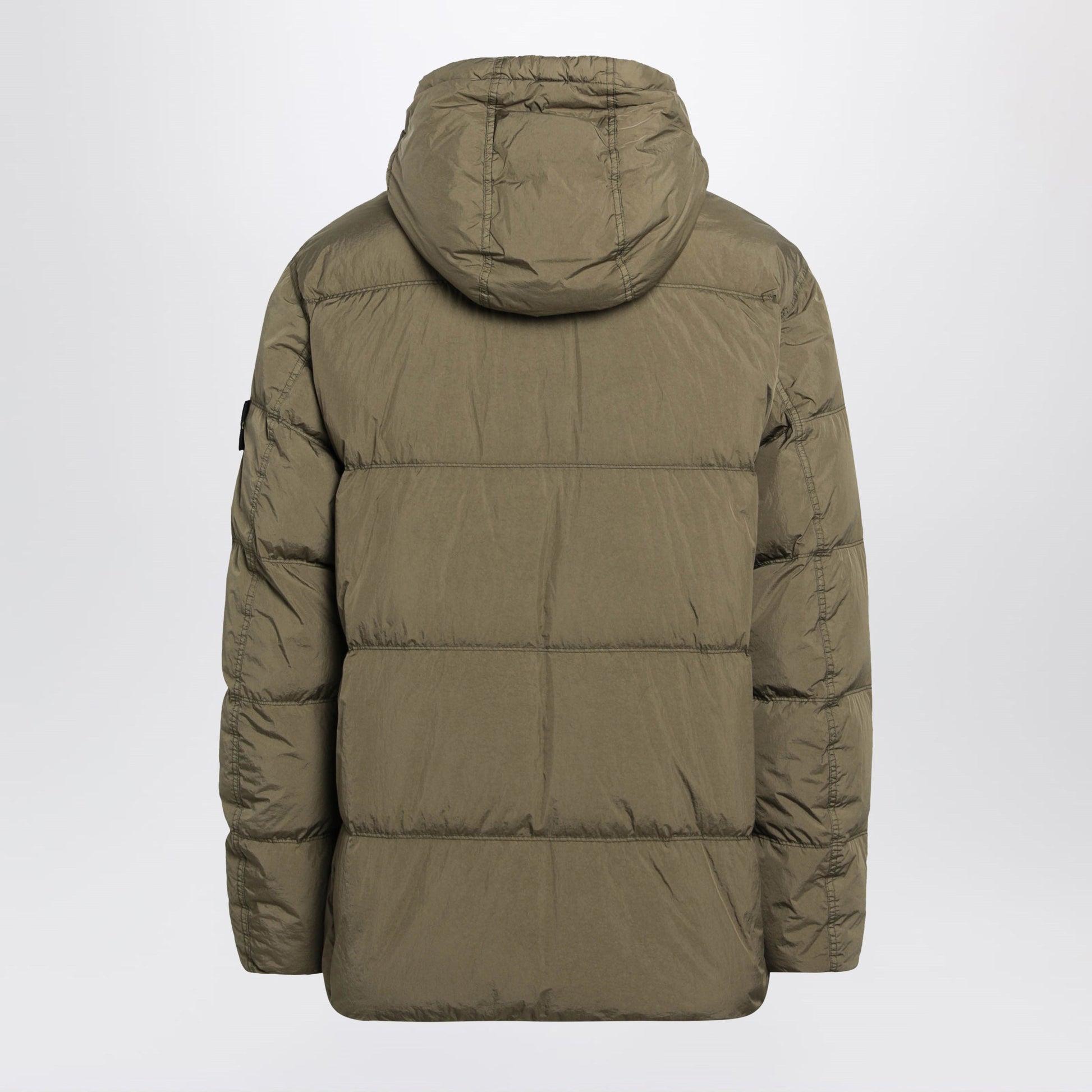 Stone Island Water-Repellent Puffer Jacket In Military Green Nylon Men STONE ISLAND