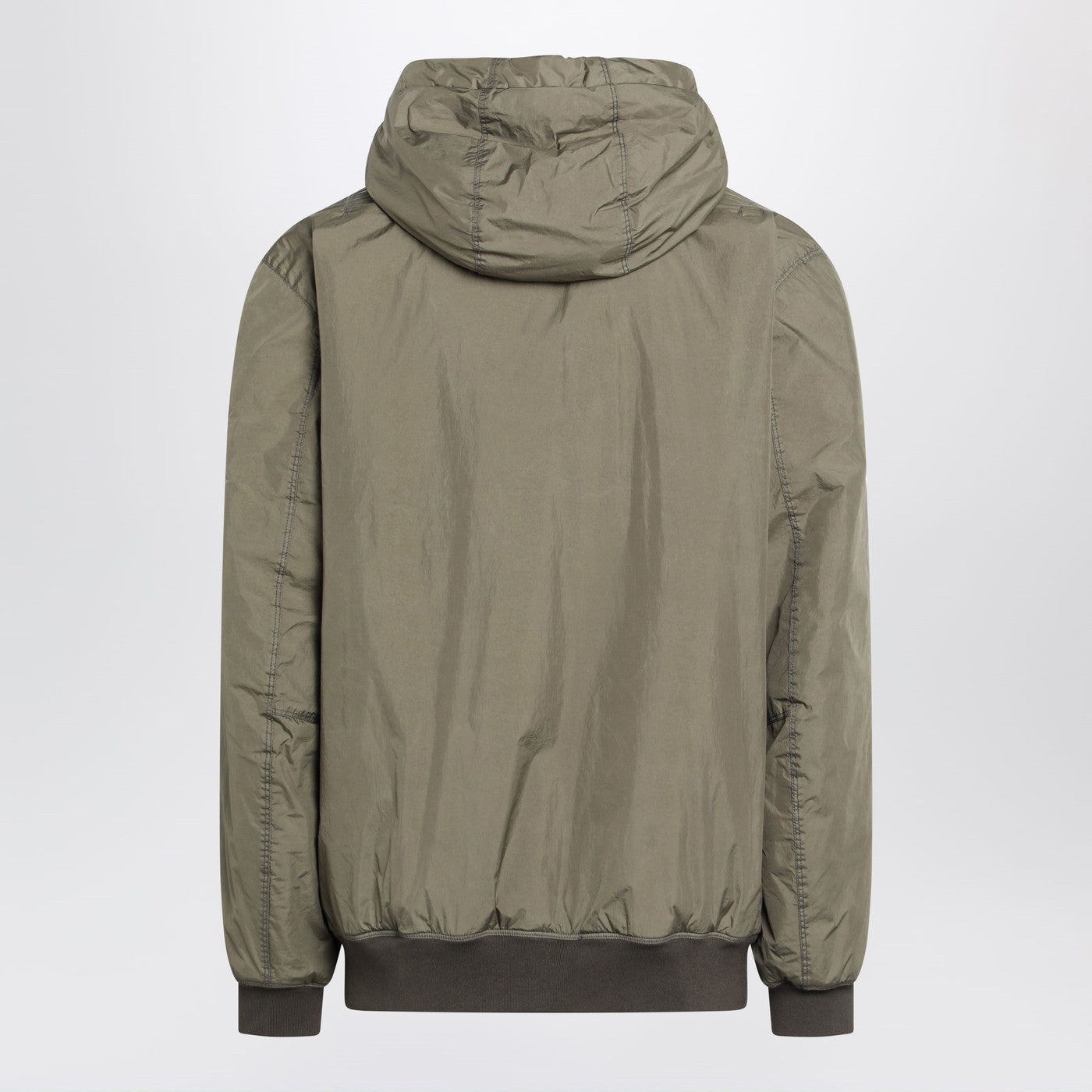 Stone Island Military Green Lightweight Nylon Jacket Men STONE ISLAND