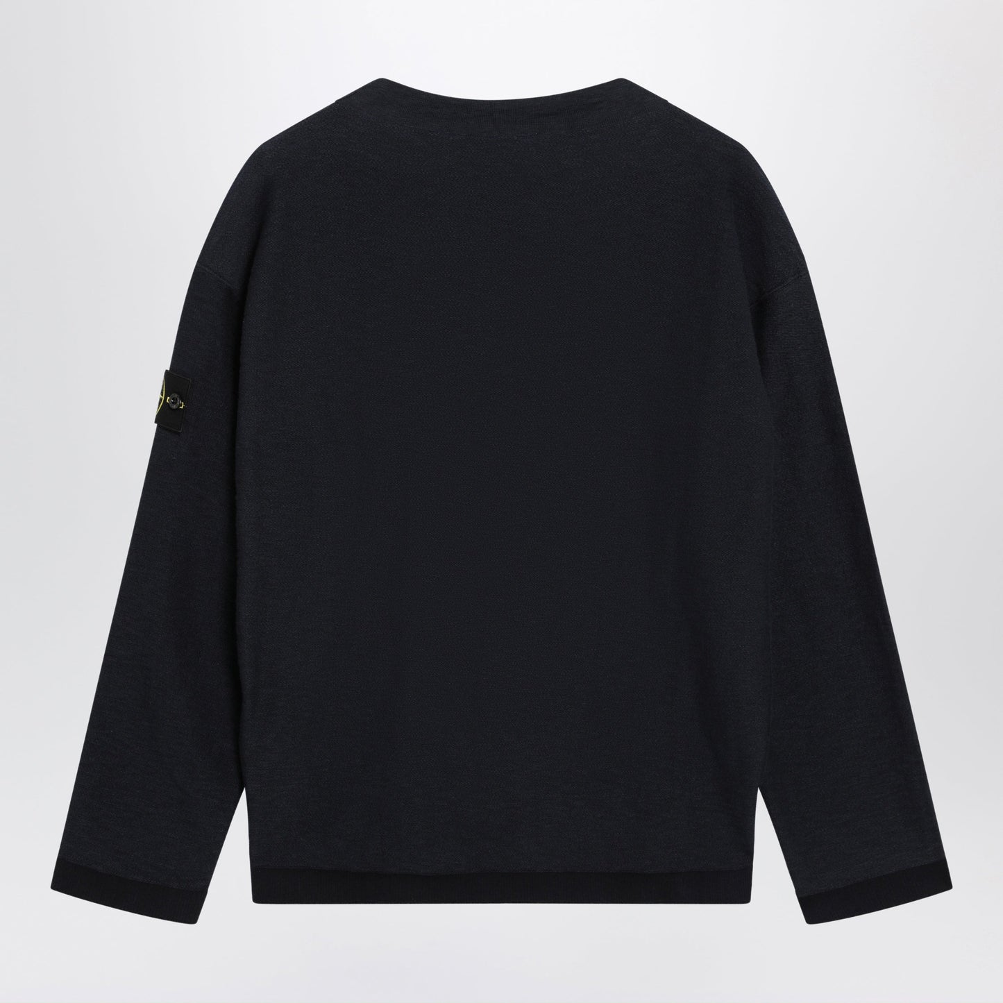 Stone Island Navy Blue Crater Neck Jumper Men STONE ISLAND