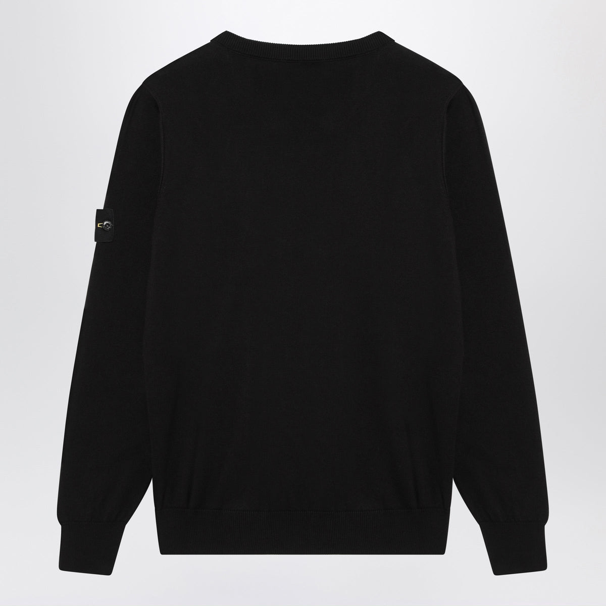 Stone Island Black Cotton Sweater Men STONE ISLAND