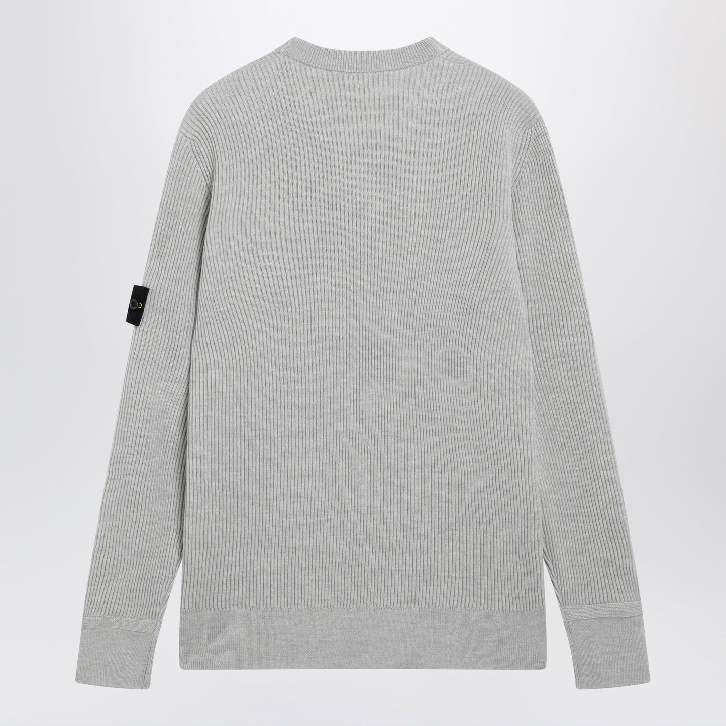 Stone Island Sand Ribbed Crew-Neck Sweater Men STONE ISLAND