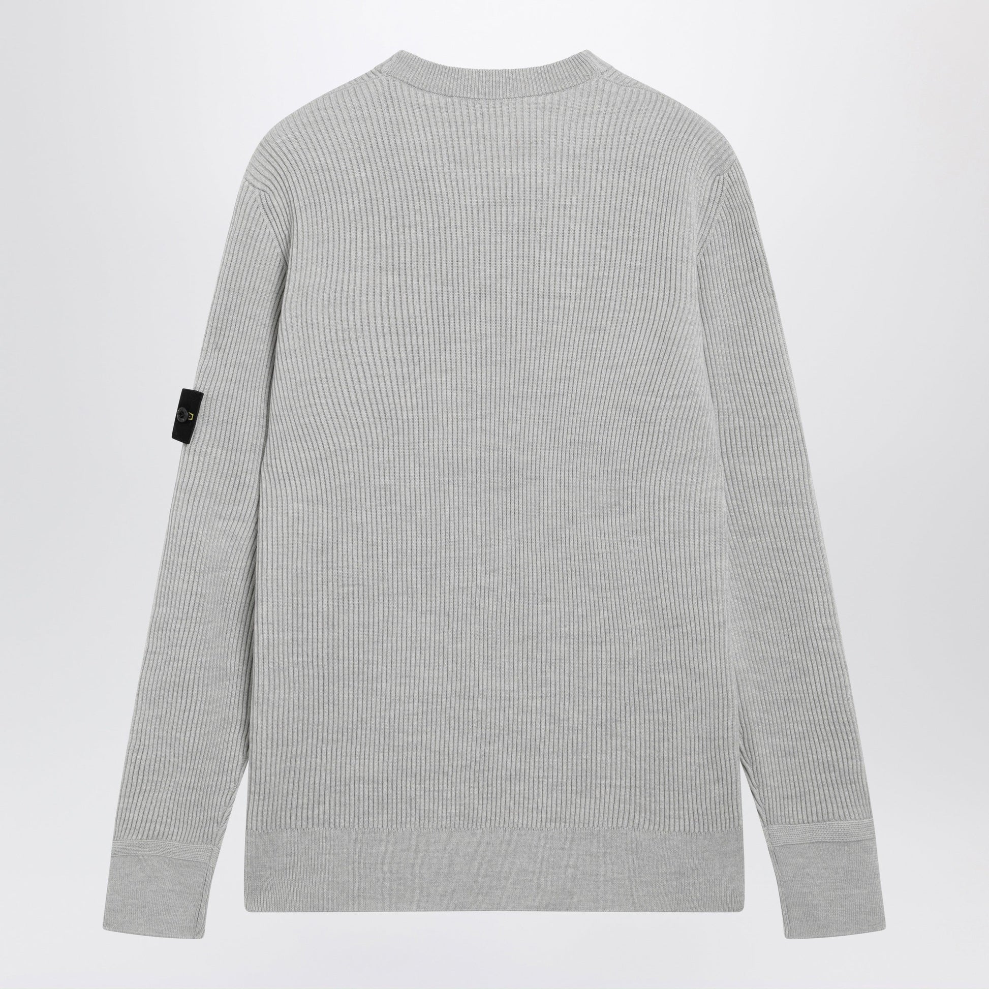 Stone Island Sand Ribbed Crew-Neck Sweater Men STONE ISLAND