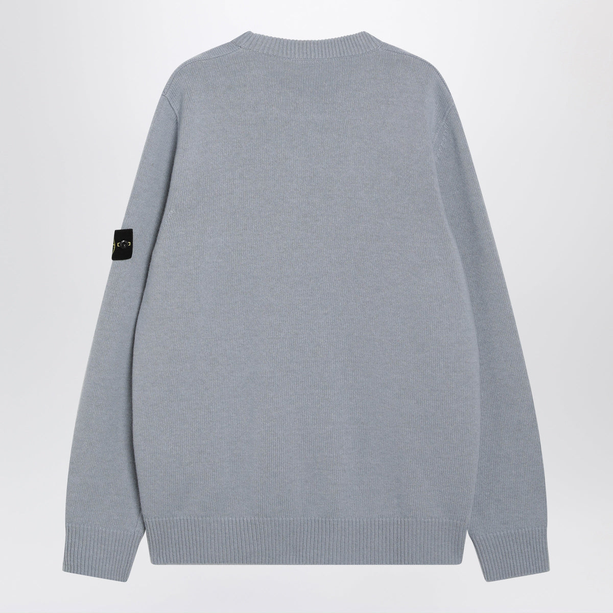 Stone Island Ash Grey Sweater In Wool Blend Men STONE ISLAND