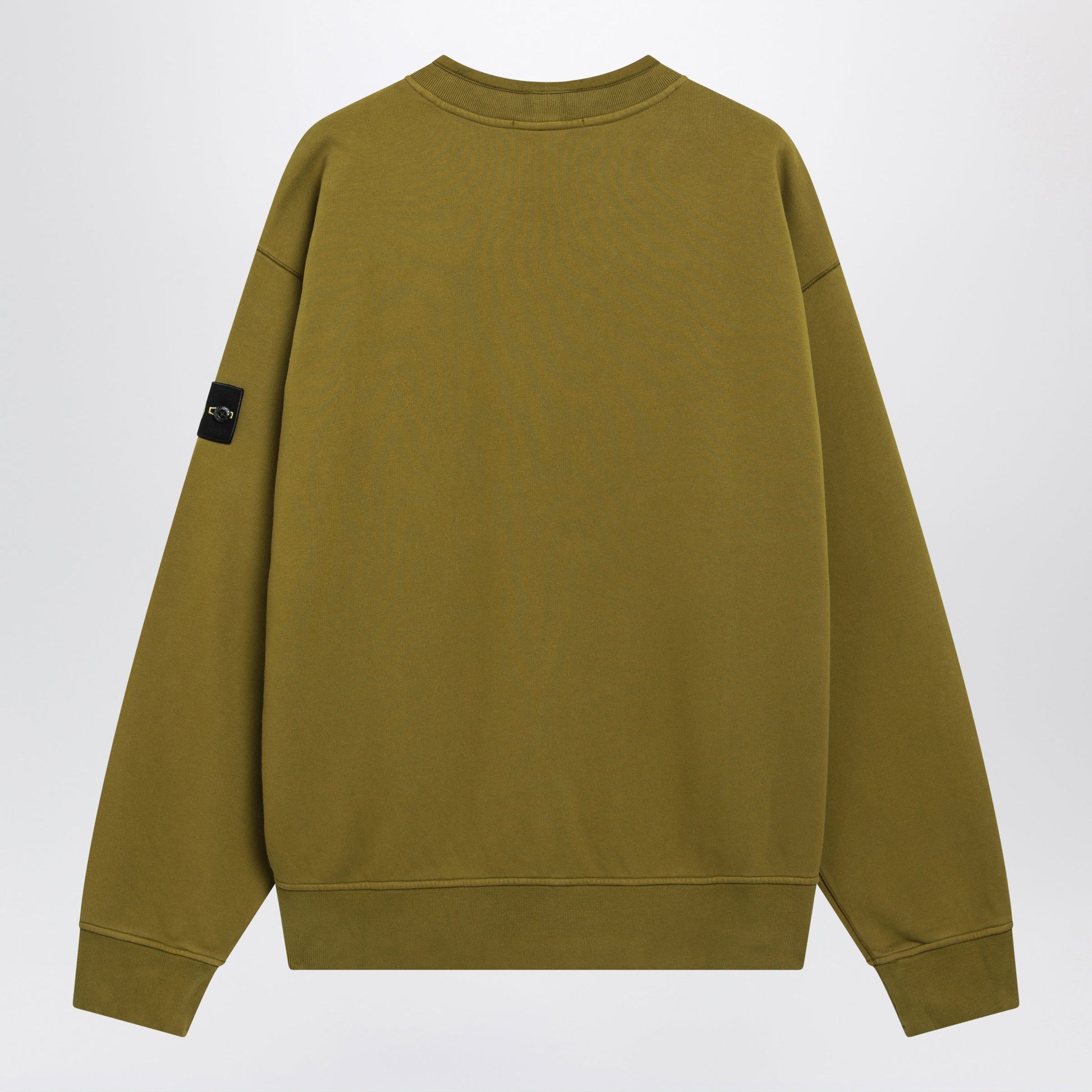 Stone Island Oversize Crewneck Sweatshirt In Cactus Color Men STONE ISLAND