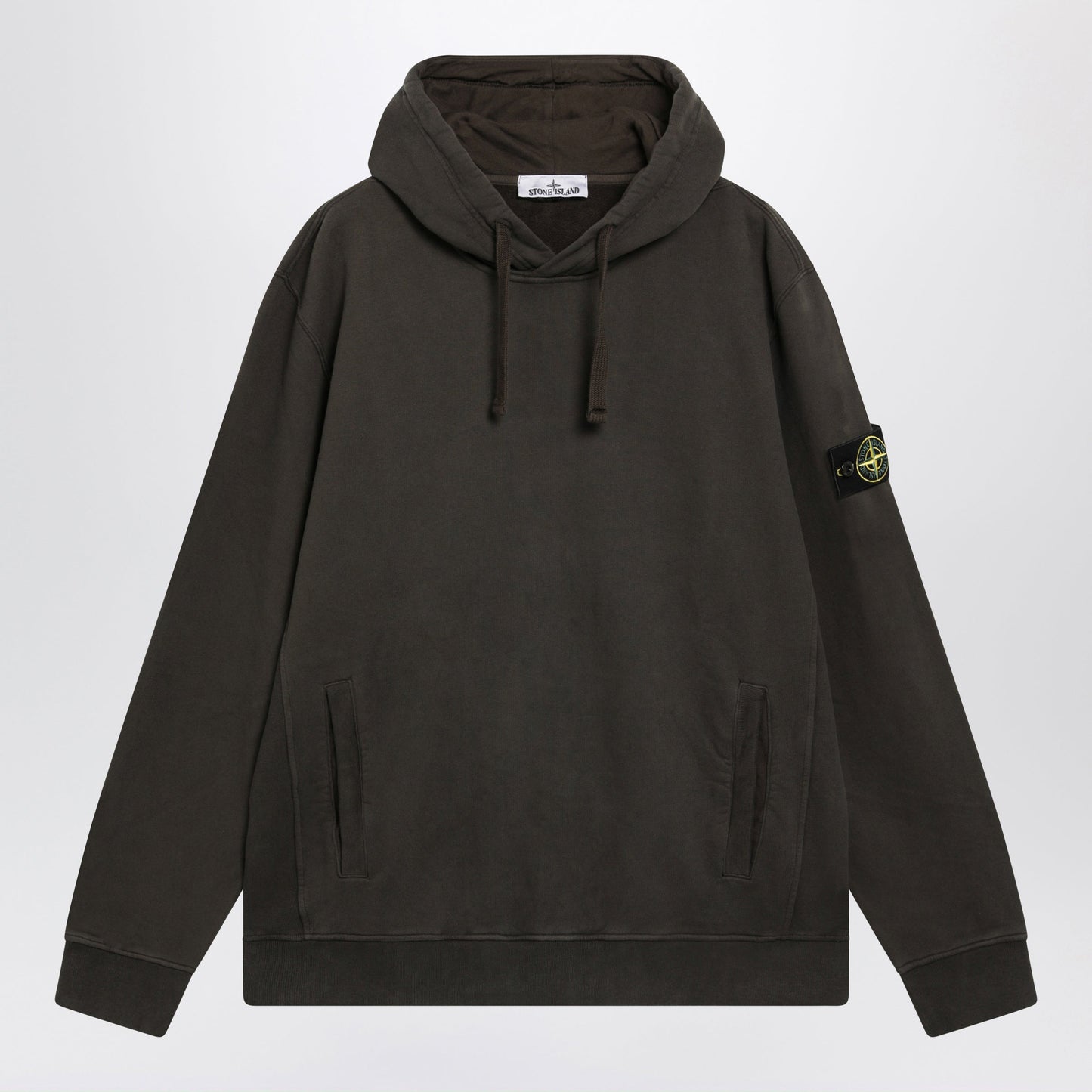 Stone Island Grey Cotton Crewneck Sweatshirt Men STONE ISLAND