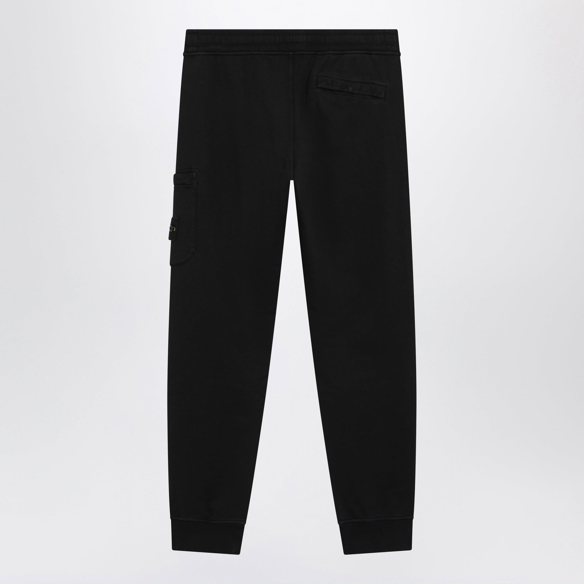 Stone Island Black Cotton Jogging Trousers Men STONE ISLAND
