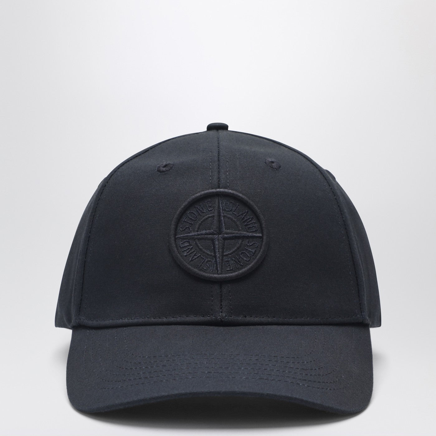 Stone Island Navy Blue Baseball Cap With Logo Men STONE ISLAND