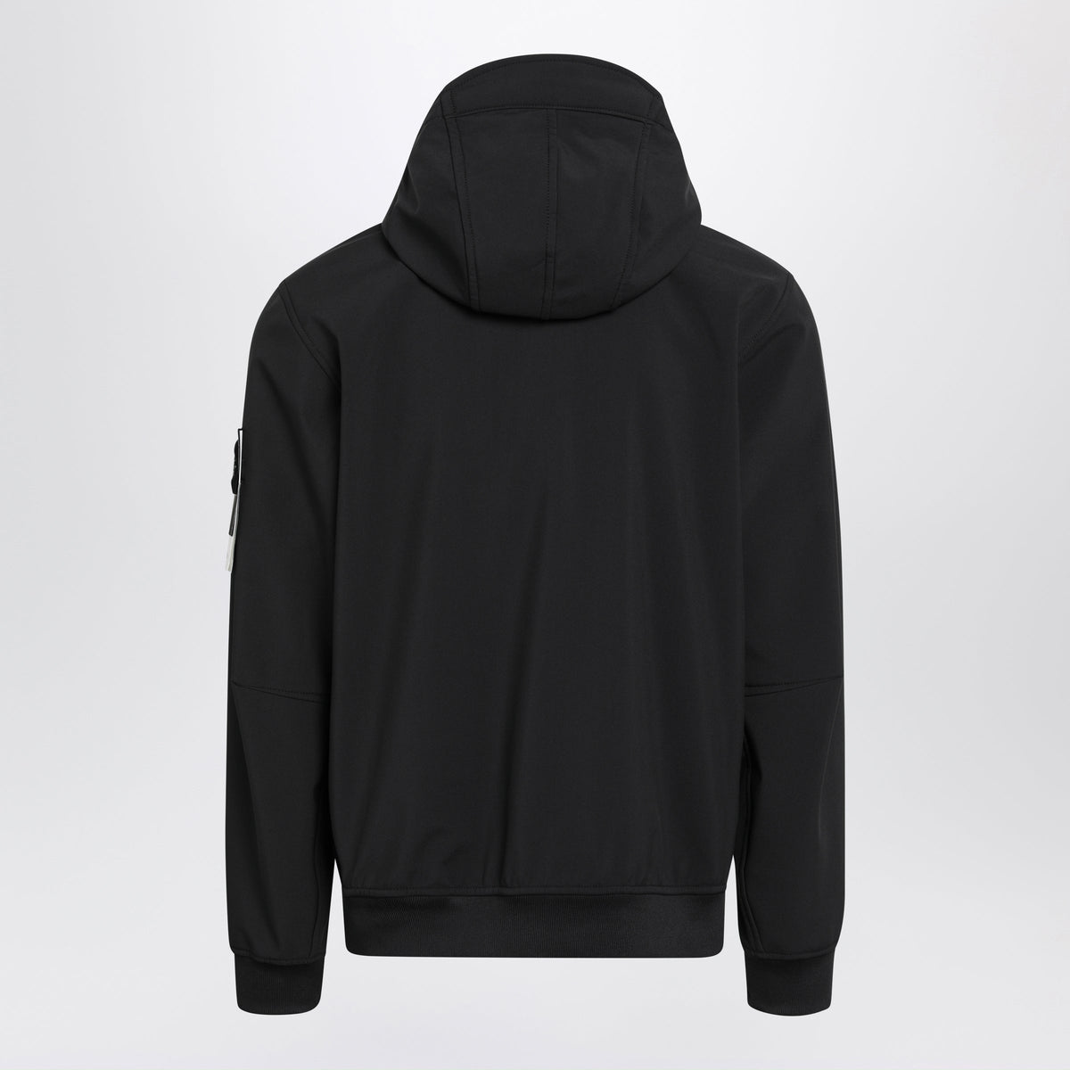 Stone Island Black Zip-Up Jacket Men STONE ISLAND