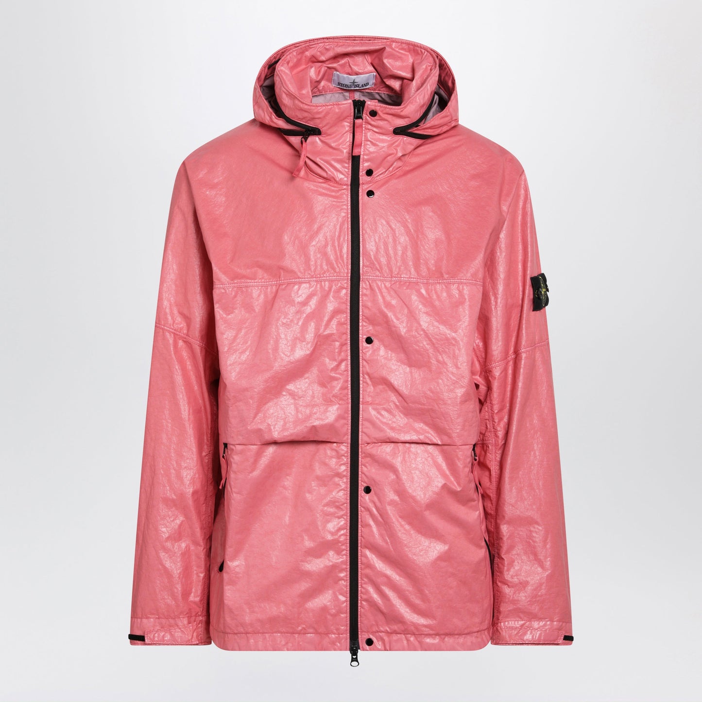 Stone Island Geranium Glossy Nylon Jacket Men STONE ISLAND