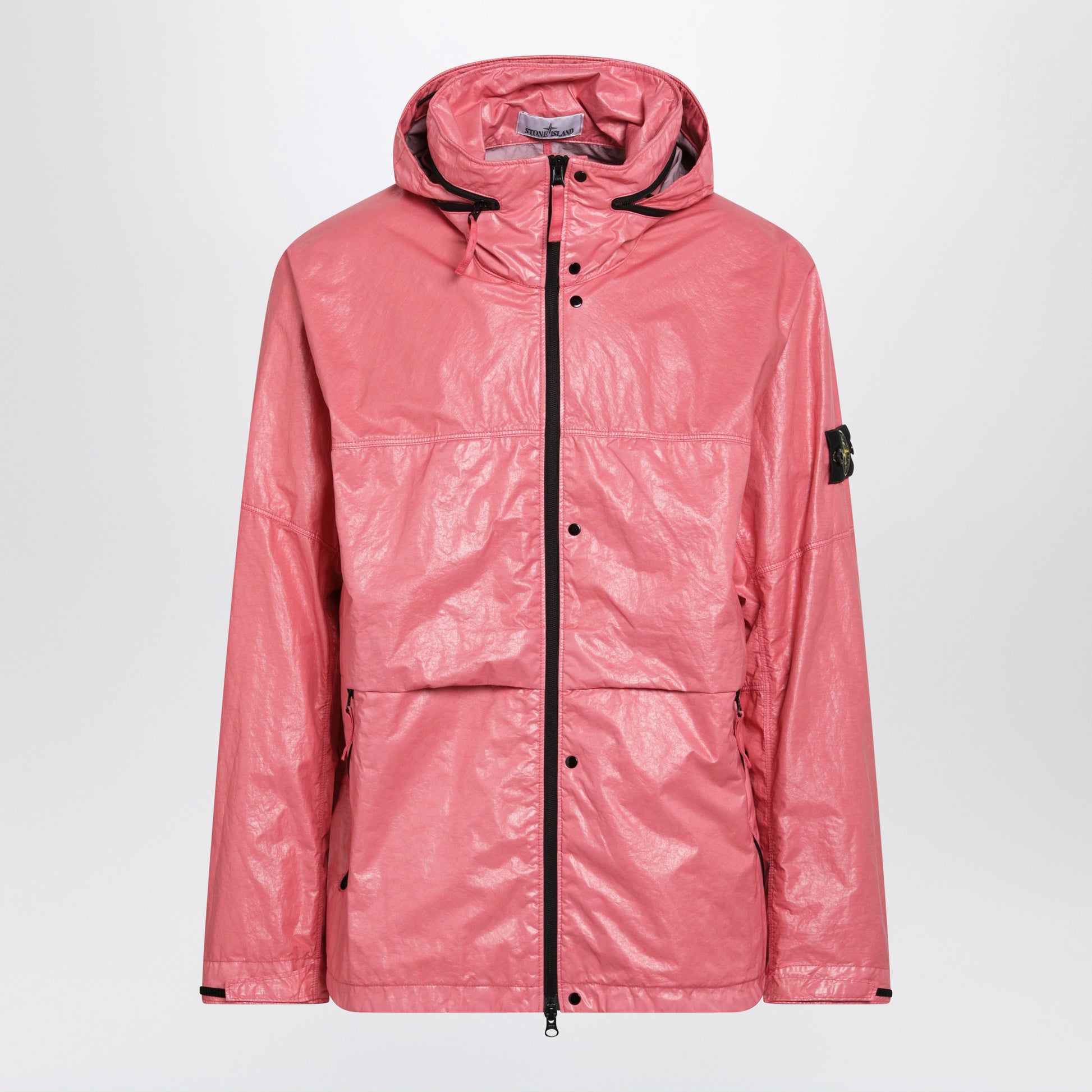 Stone Island Geranium Glossy Nylon Jacket Men STONE ISLAND