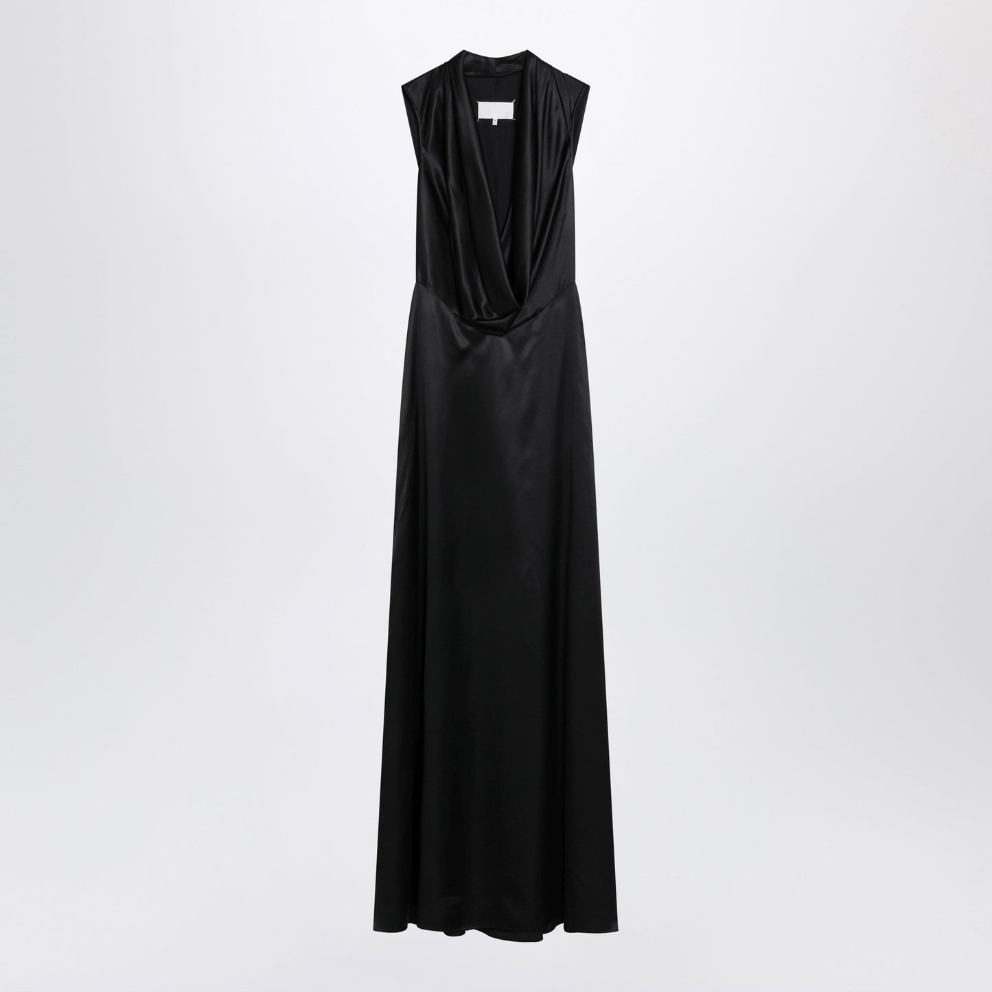 Maison Margiela Long Black Viscose Dress Women MAISON MARGIELA