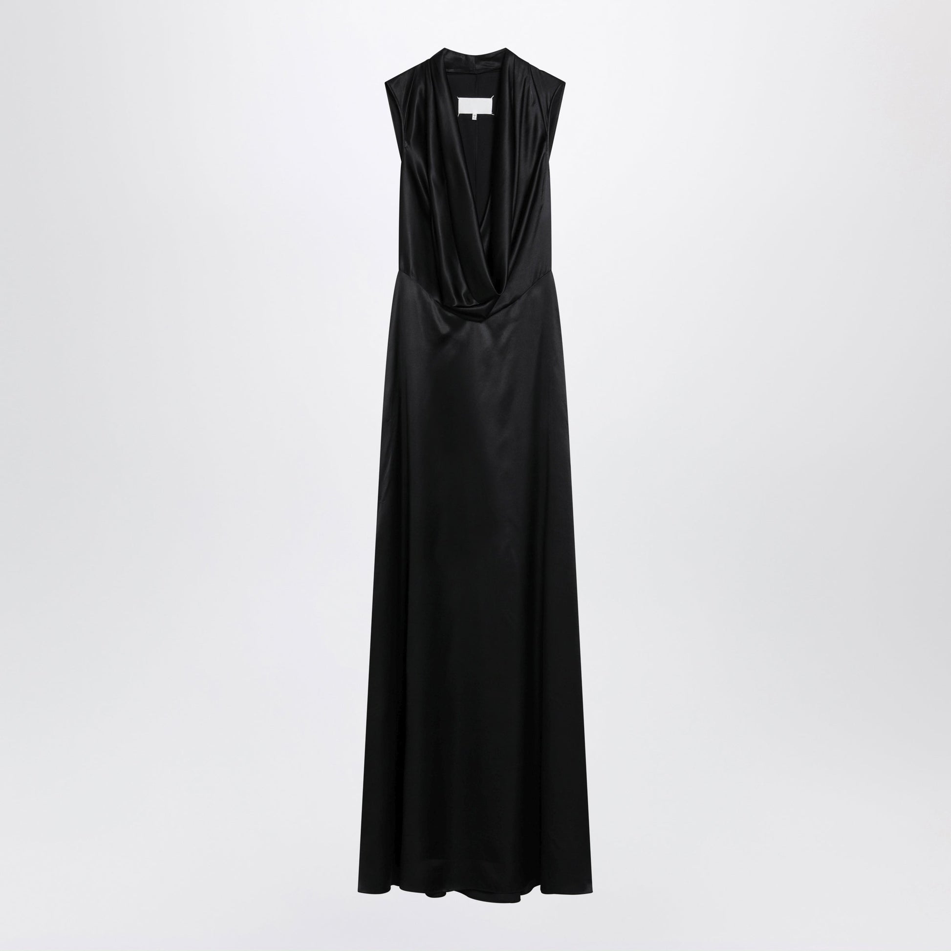 Maison Margiela Long Black Viscose Dress Women MAISON MARGIELA