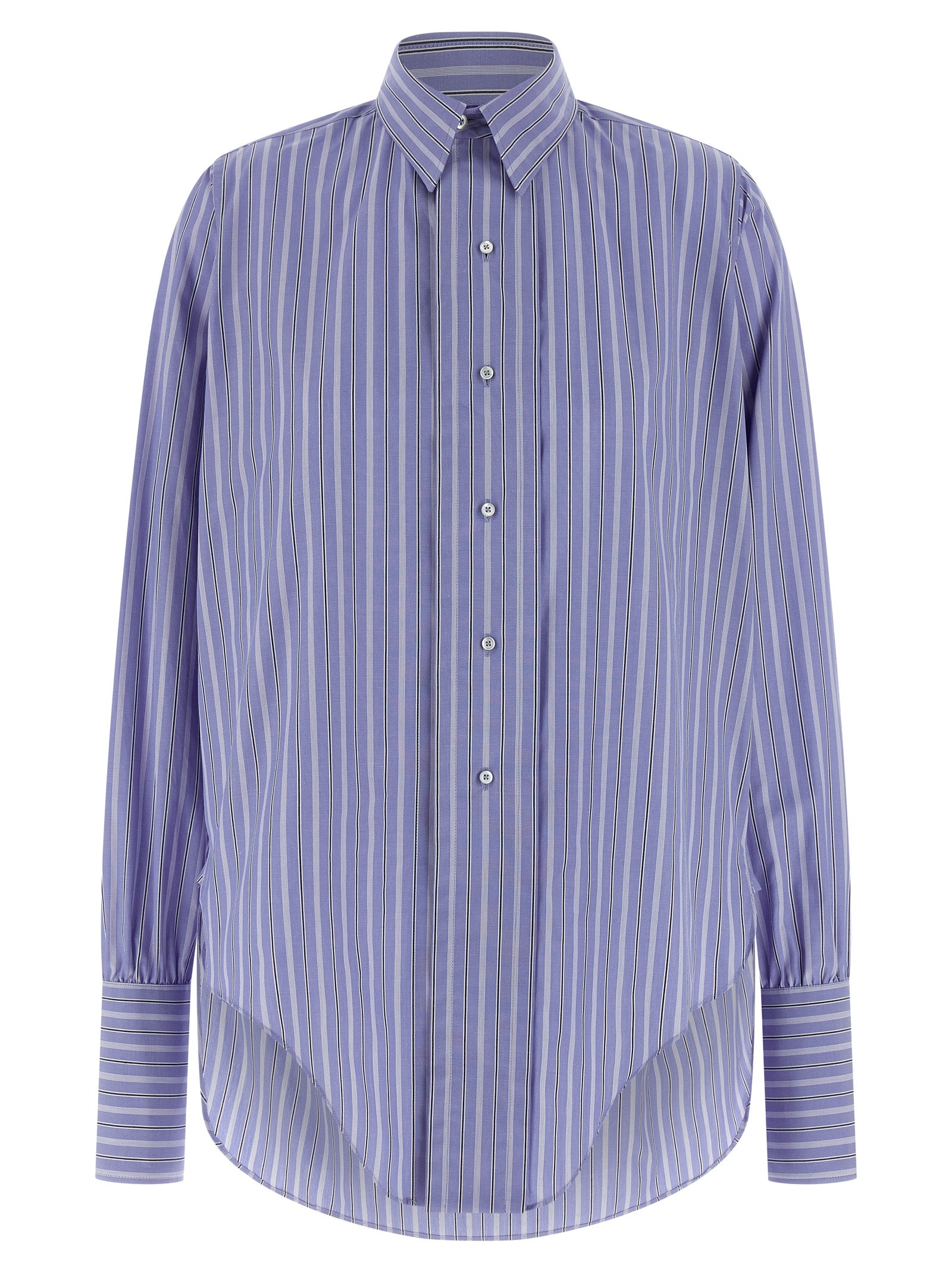 Maison Margiela Women Striped Cotton Shirt MAISON MARGIELA