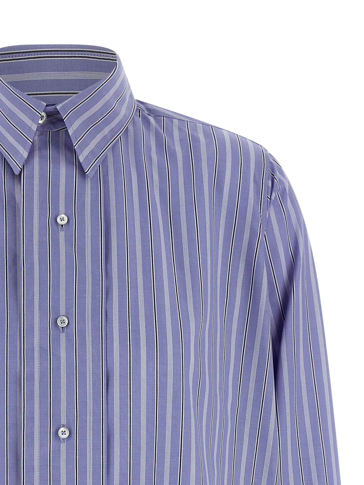 Maison Margiela Women Striped Cotton Shirt MAISON MARGIELA