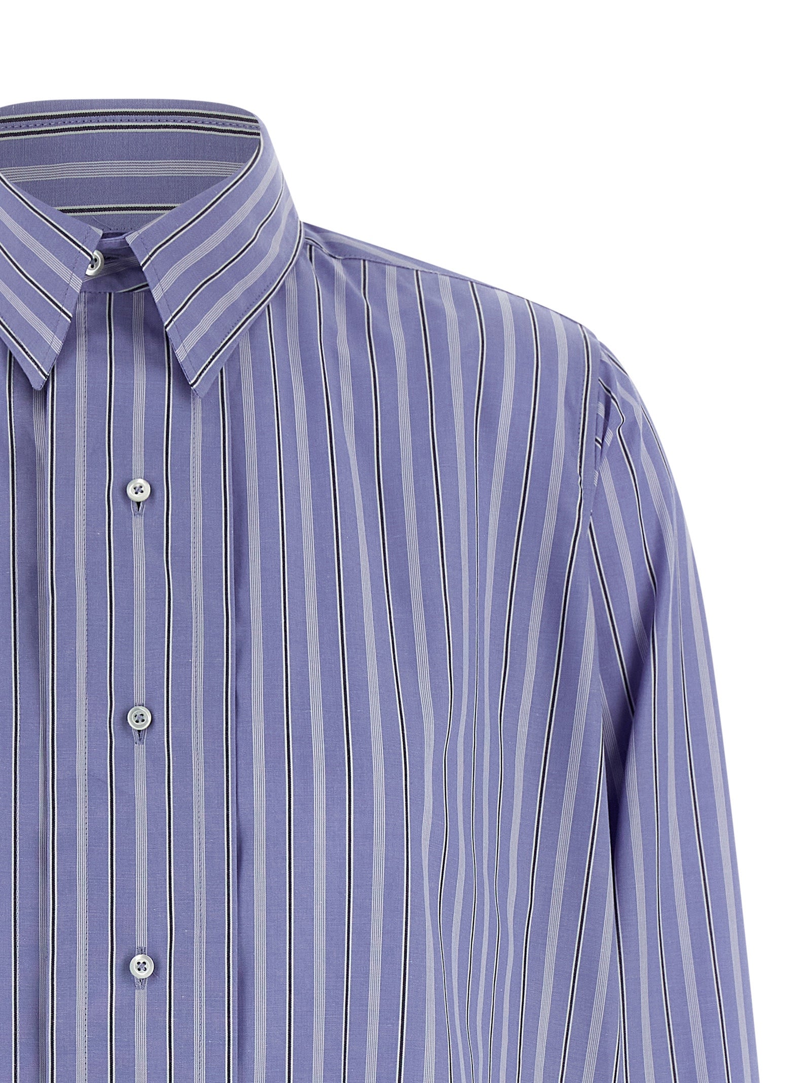 Maison Margiela Women Striped Cotton Shirt MAISON MARGIELA