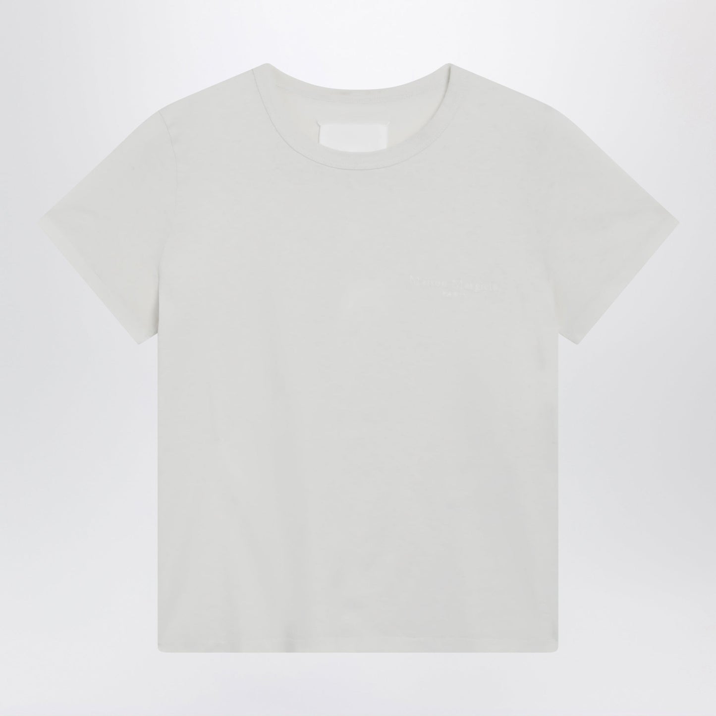 Maison Margiela Cotton Jersey Short-Sleeve Crew-Neck T-Shirt In White Women MAISON MARGIELA